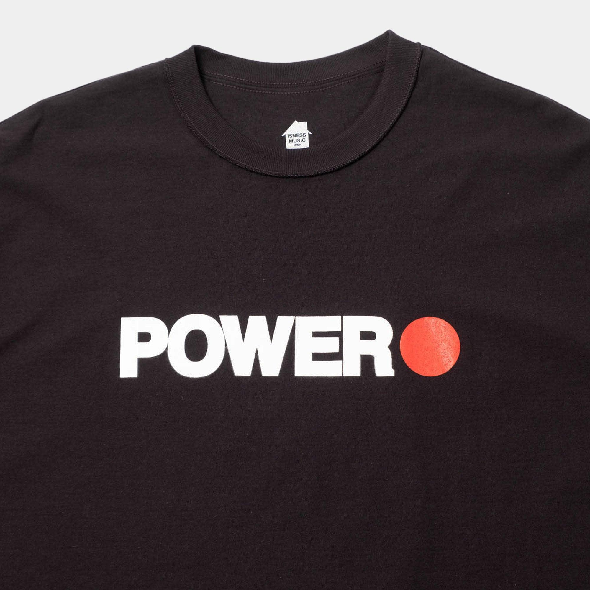 is-ness Power Tee - Black - Never Never