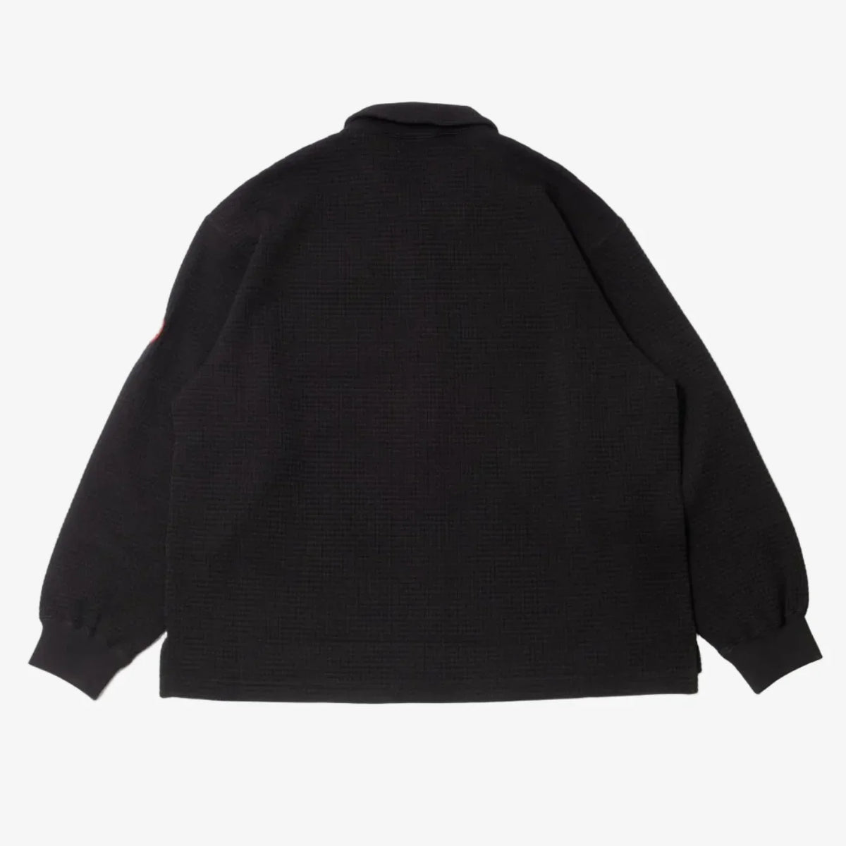 Cav Empt Waffle PE Jersey Zip Shirt - Black