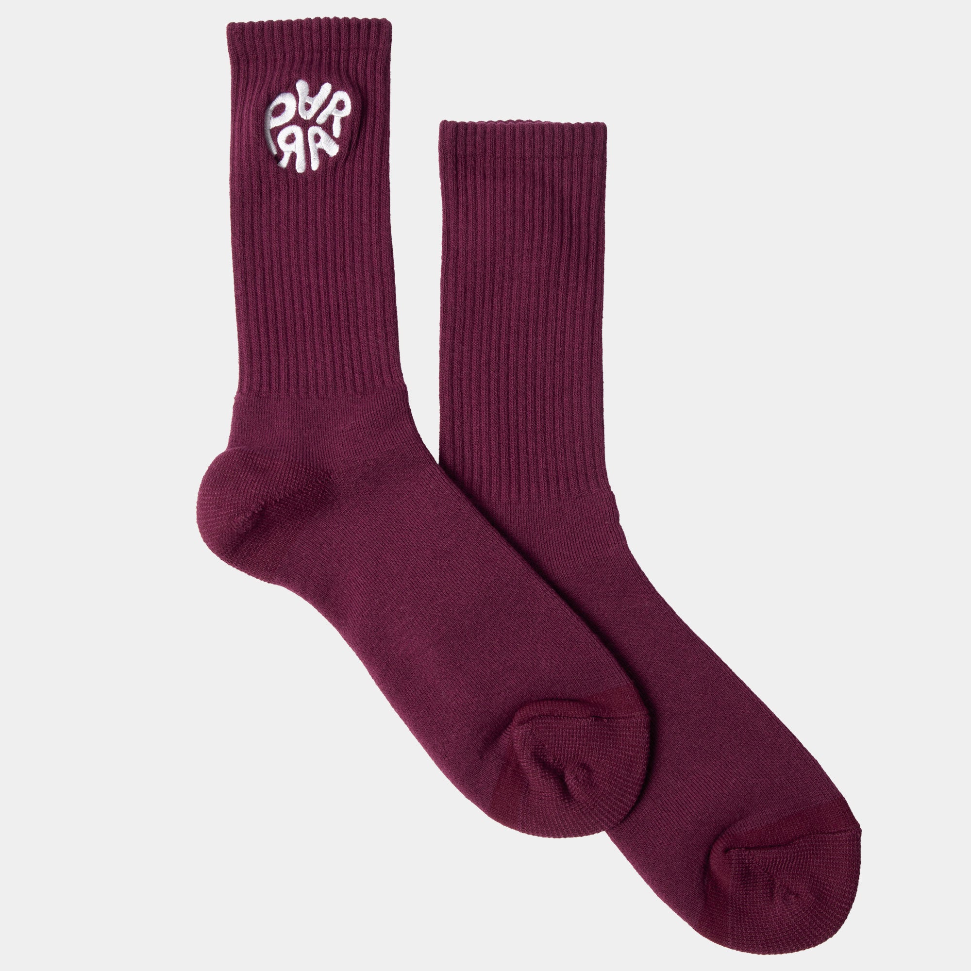 By Parra 1976 Logo Crew Socks - Purple