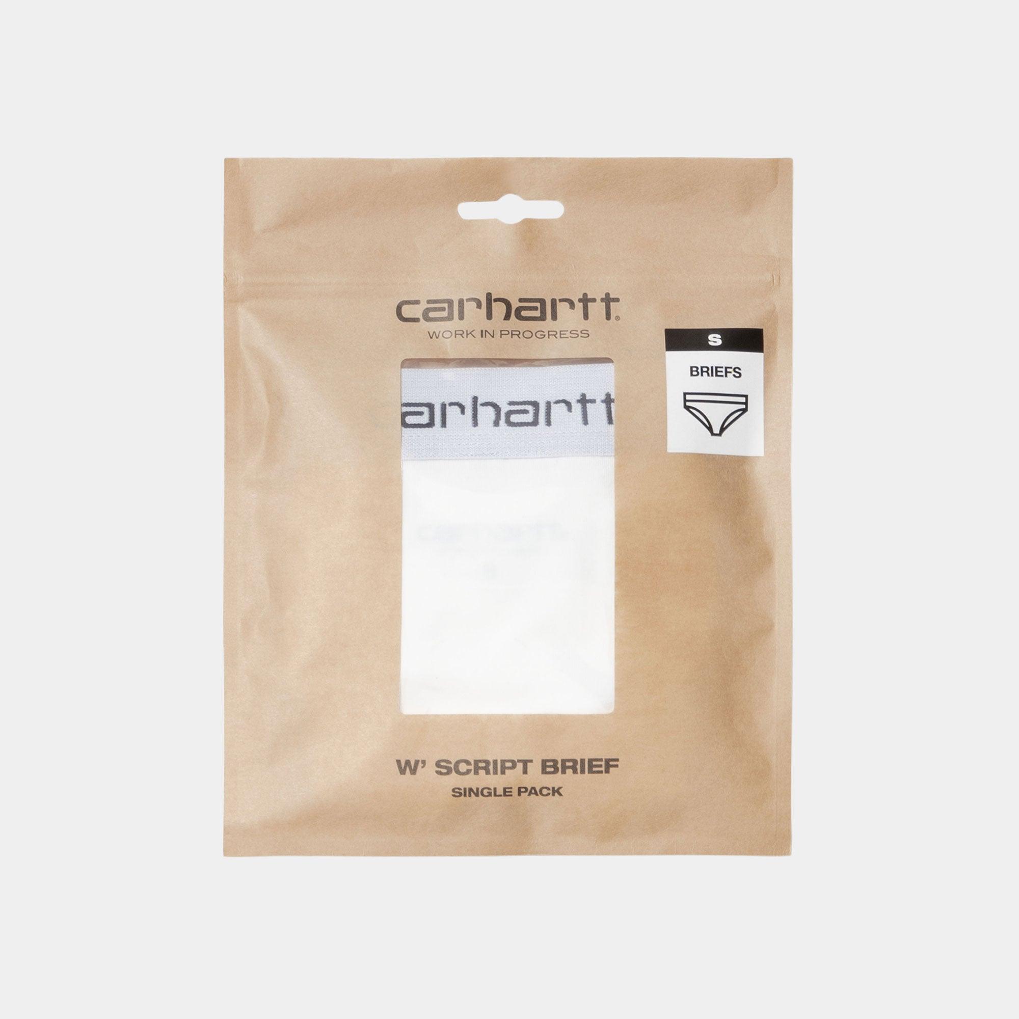 Carhartt WIP Women's Script Brief - White - Never Never