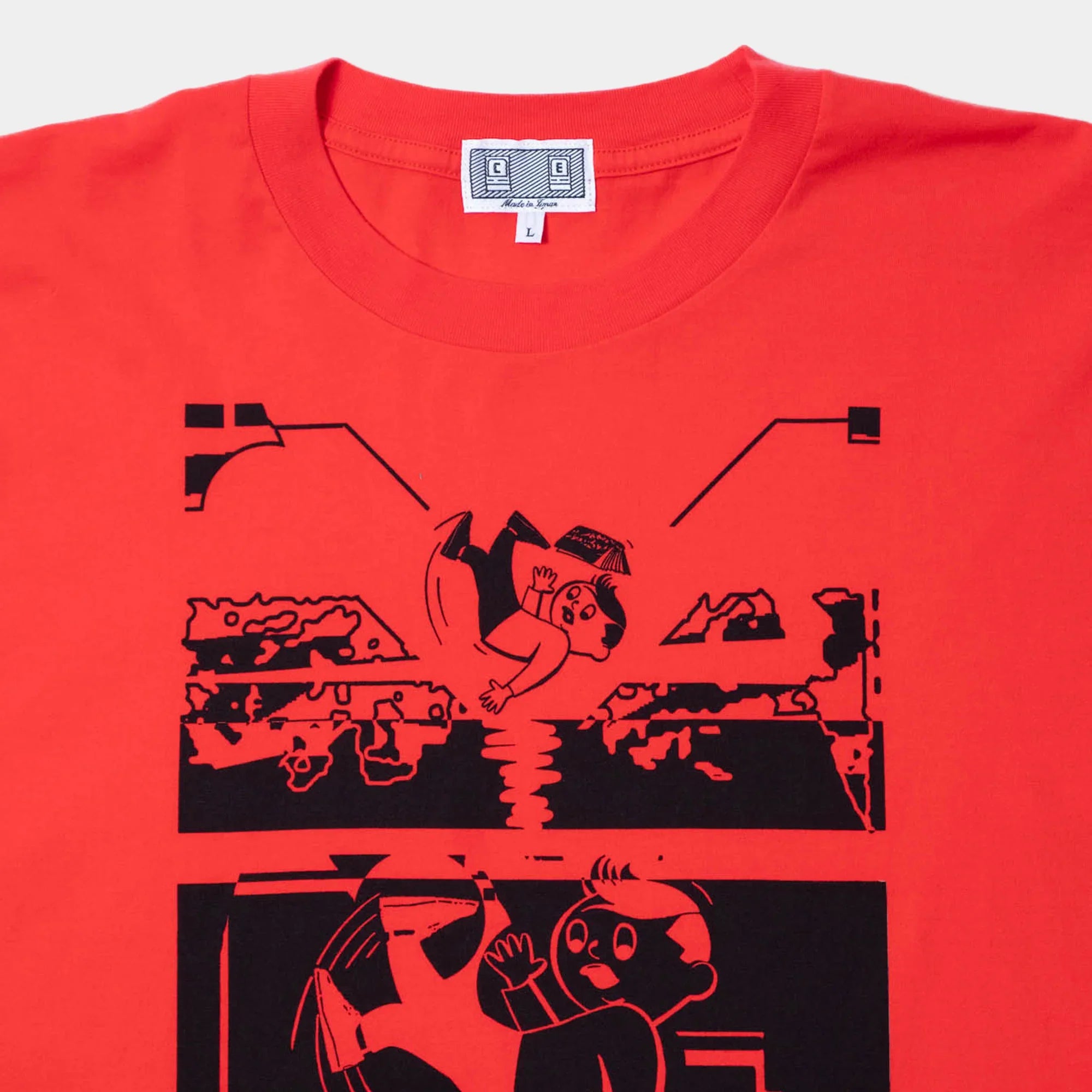 Cav Empt MD Slips Big T-Shirt - Red