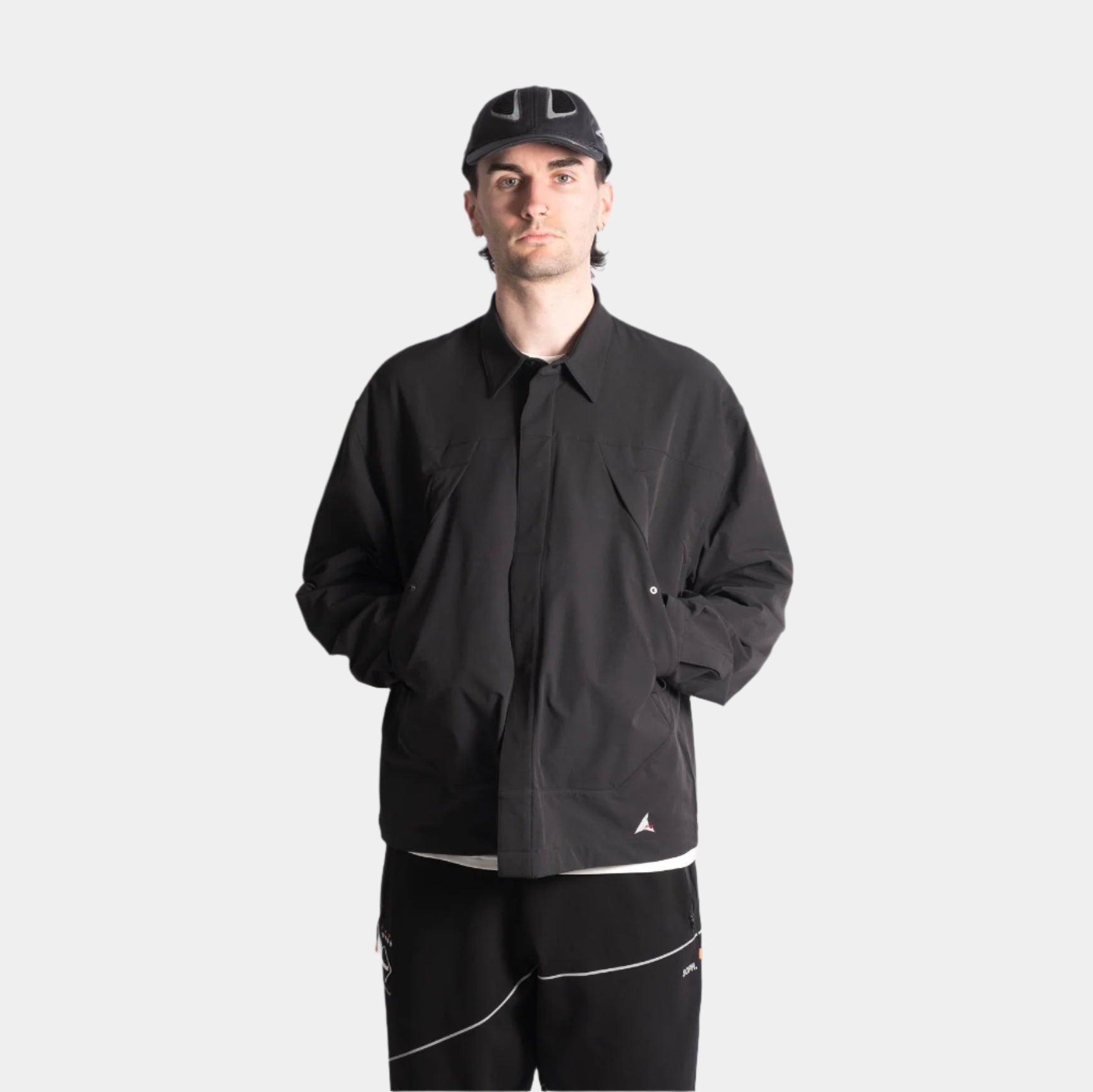 ROA Utility Overshirt - Black - Never Never