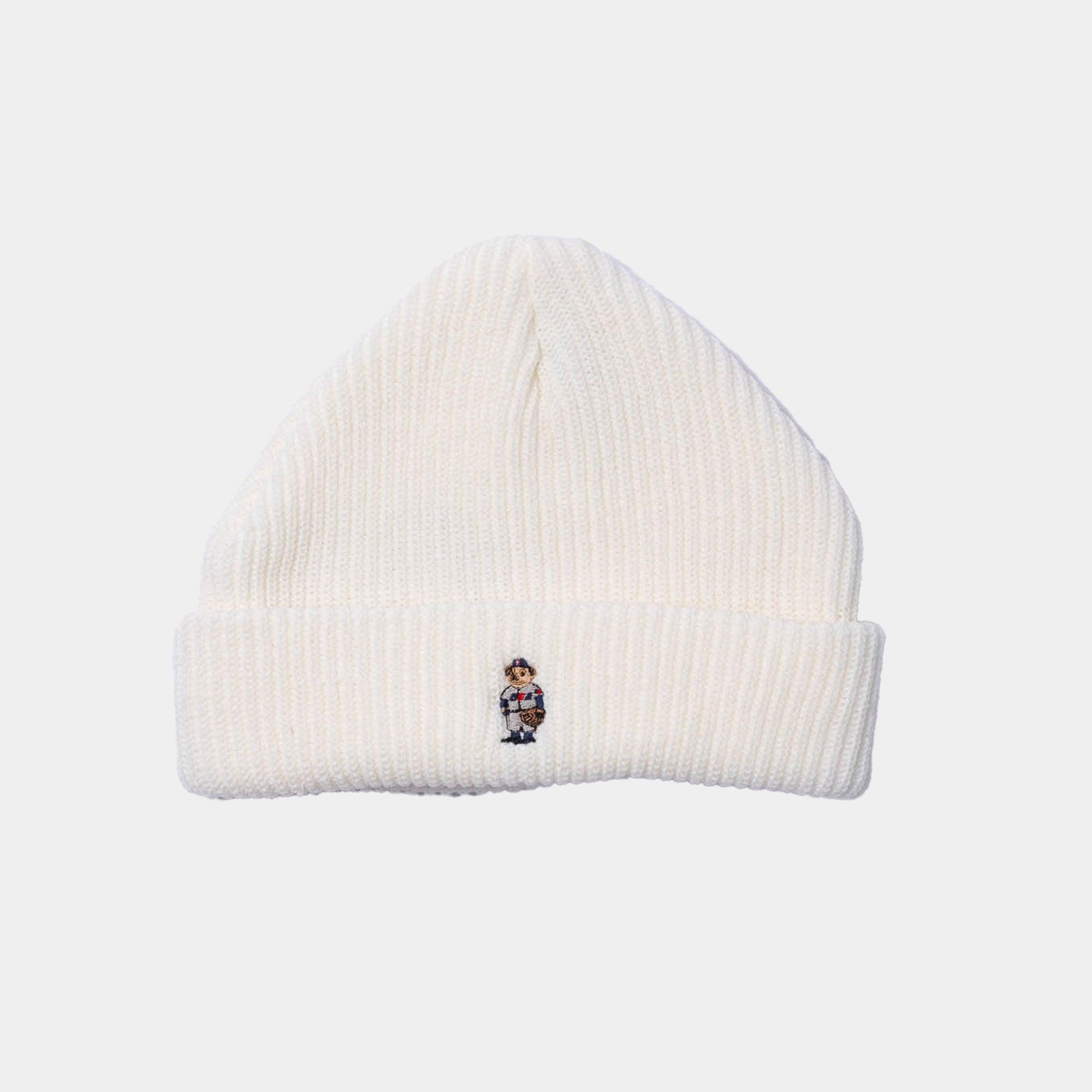 Rostersox Rosterbear Knit Cap - White - Never Never