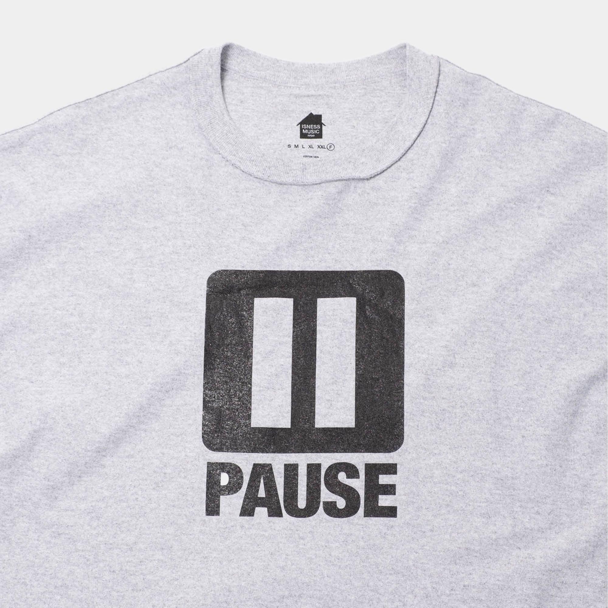is-ness Pause Tee - Grey - Never Never