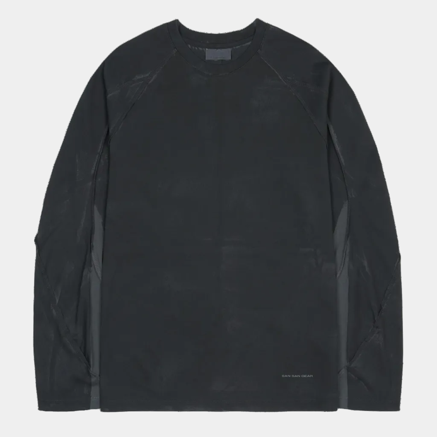 San San Gear Contrast Long Sleeve - Charcoal