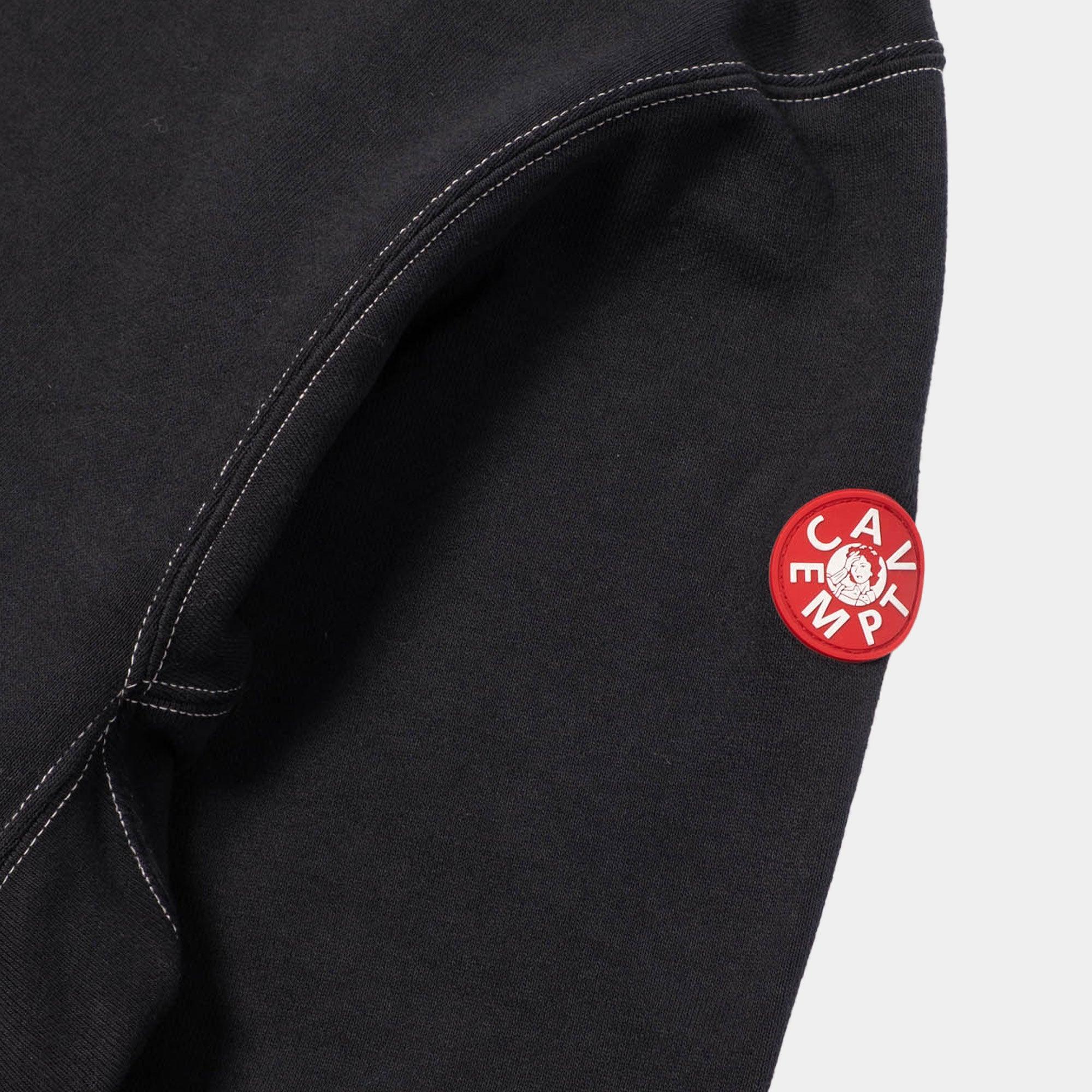 Cav Empt Overdye MD Machines Crew Neck Sweater - Black - Never Never