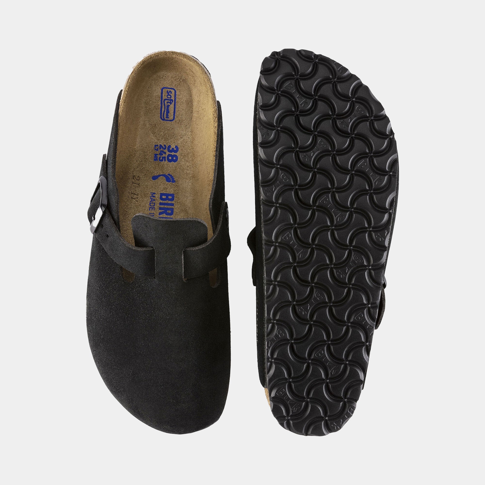 BIRKENSTOCK Boston Soft Footbed - Black