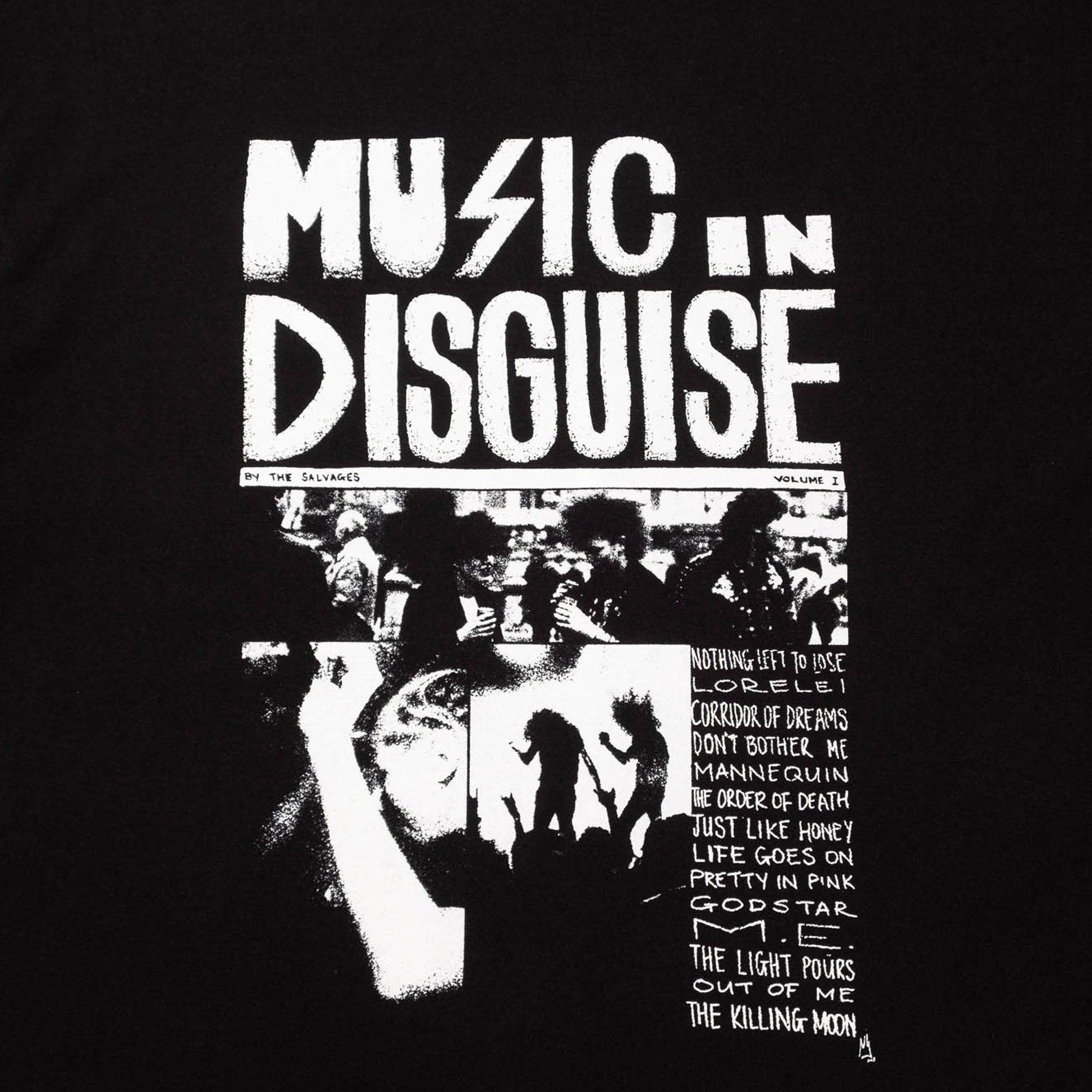 The Salvages Music In Disguise Vol I T-Shirt - Black - Never Never