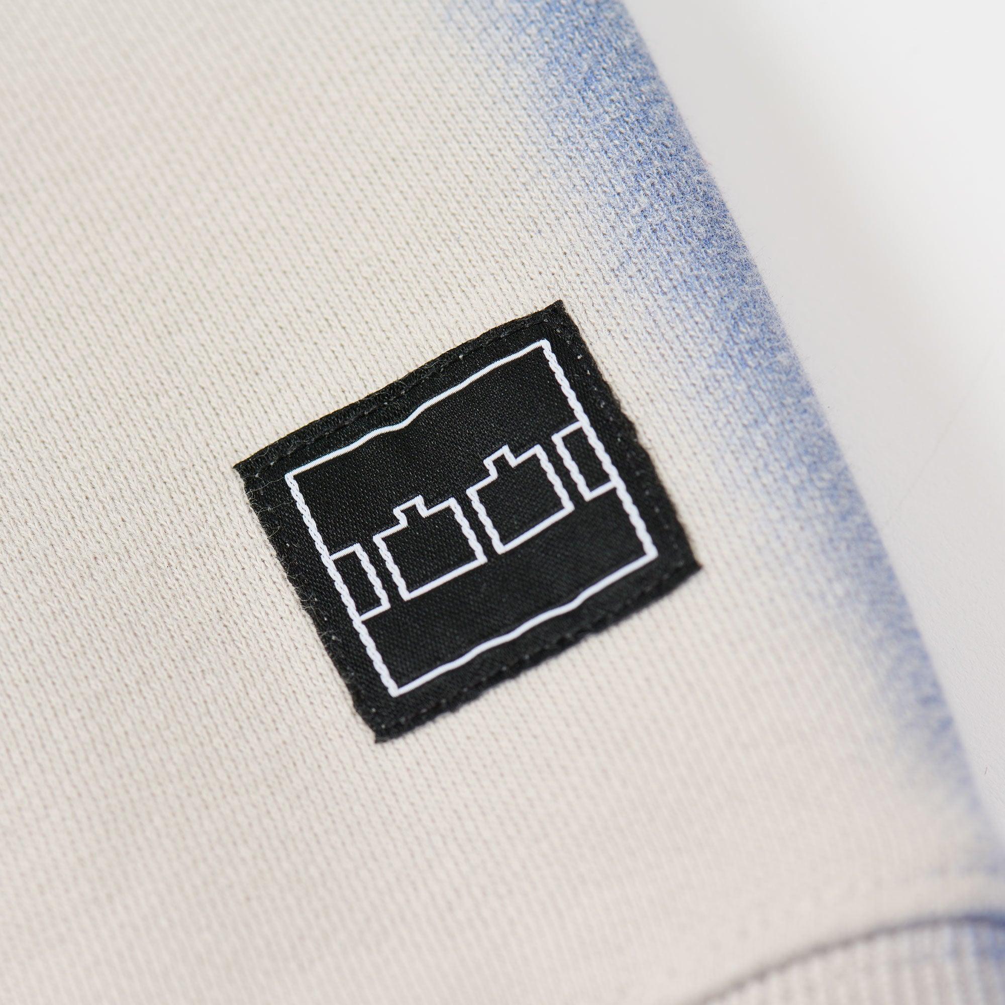 The Trilogy Tapes Overdye Crew Sweatshirt - Grey/Blue - Never Never