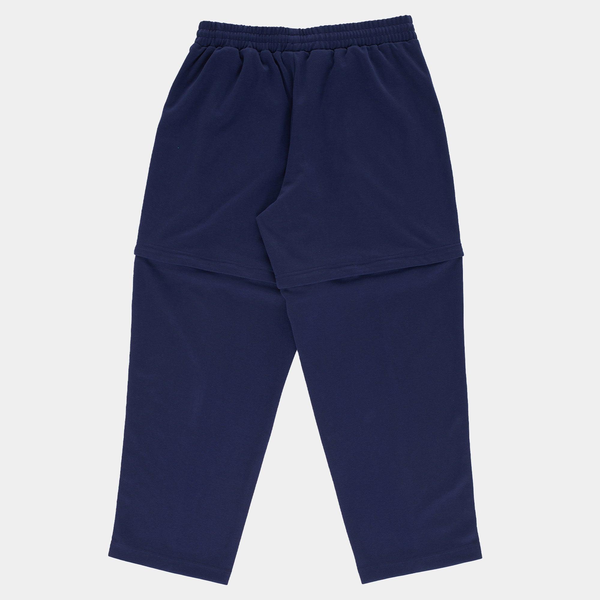 Pop Trading Company Pub Zip Off Track Pants - Navy - Never Never