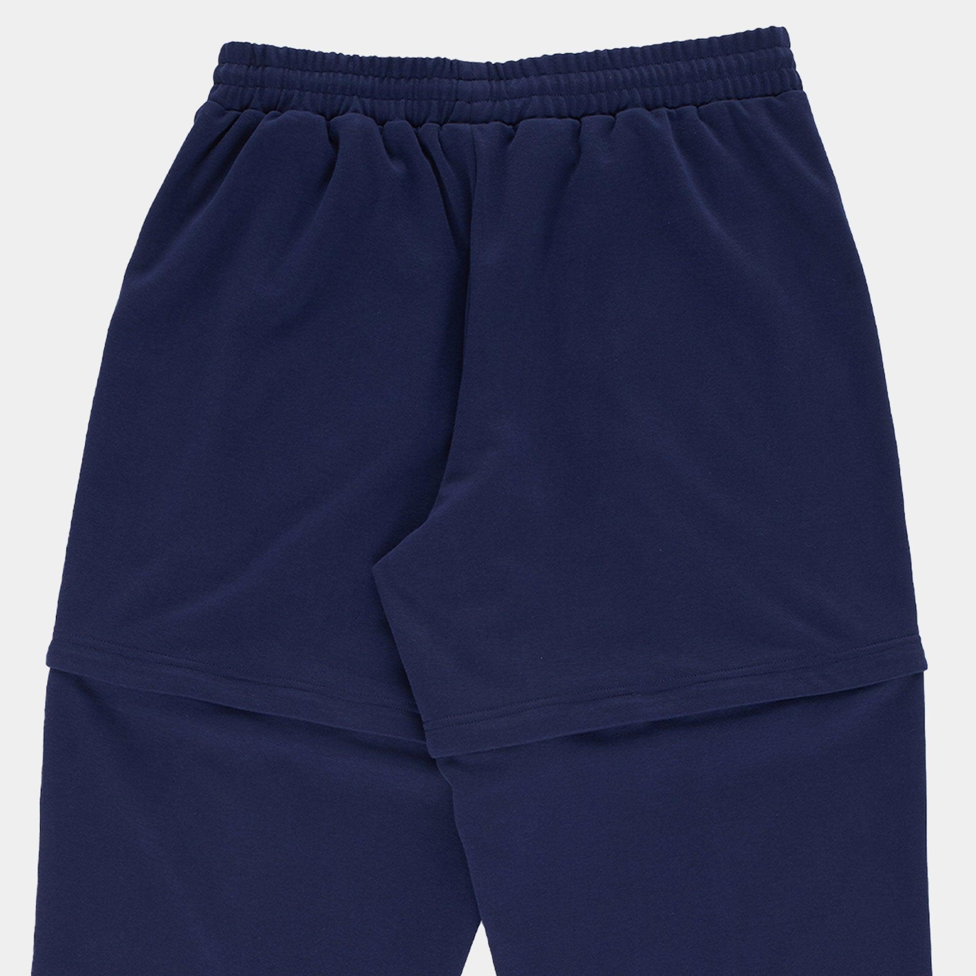 Pop Trading Company Pub Zip Off Track Pants - Navy - Never Never