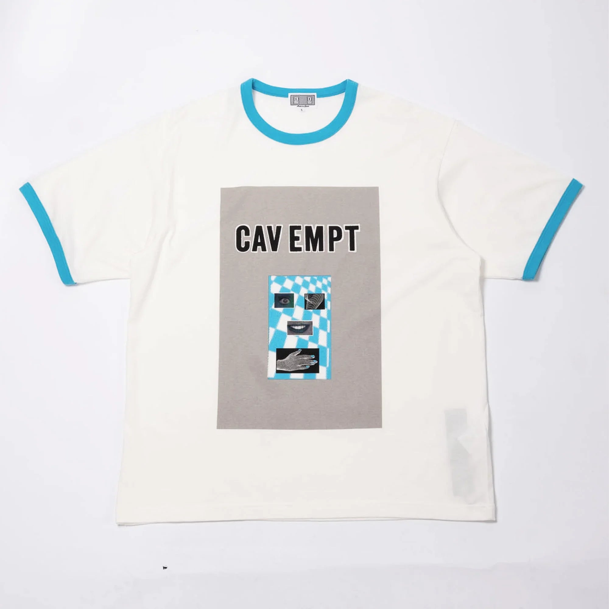 Cav Empt Contentless Freedom Ringer T-Shirt - White