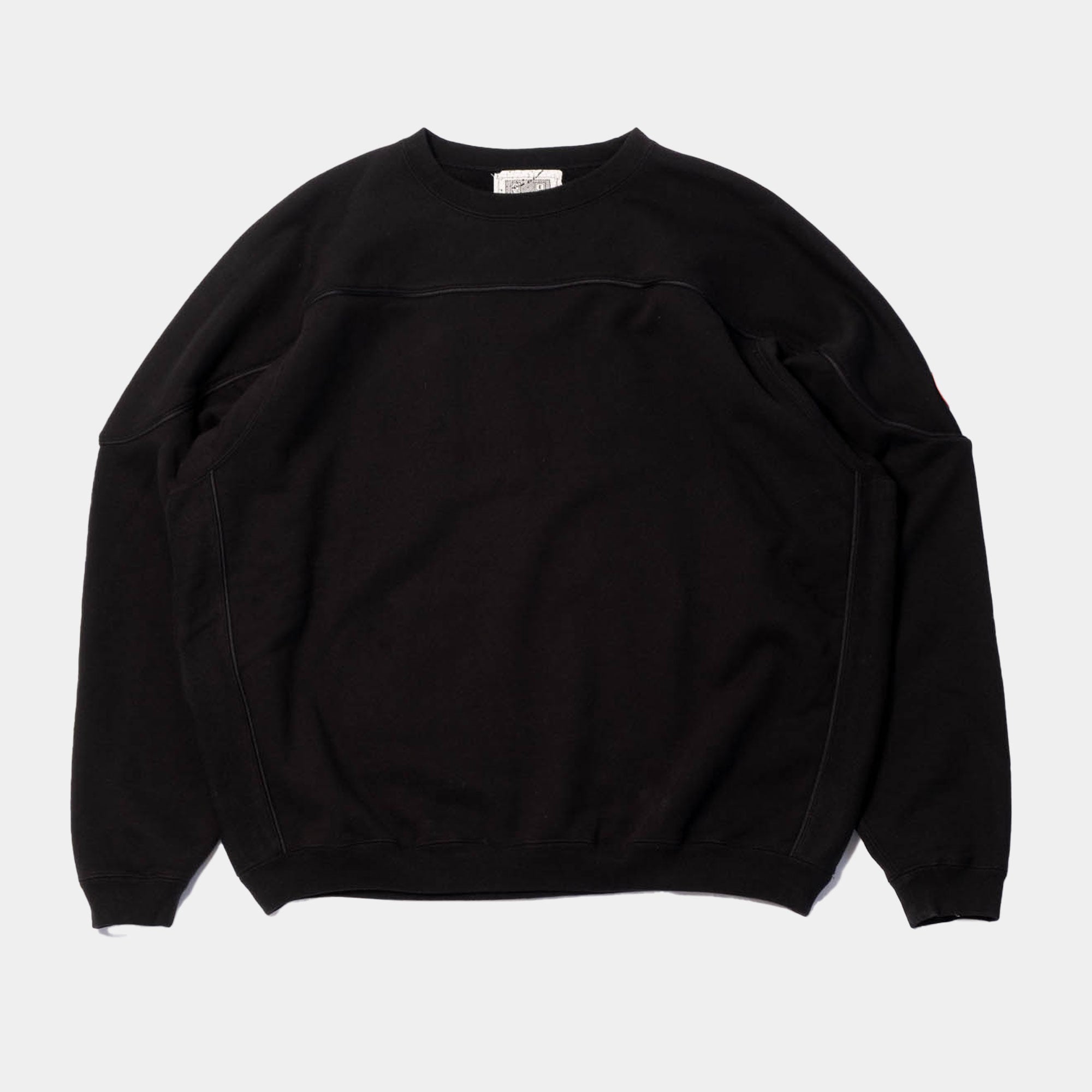 Cav Empt Cotton Track Crew Neck Sweater - Black