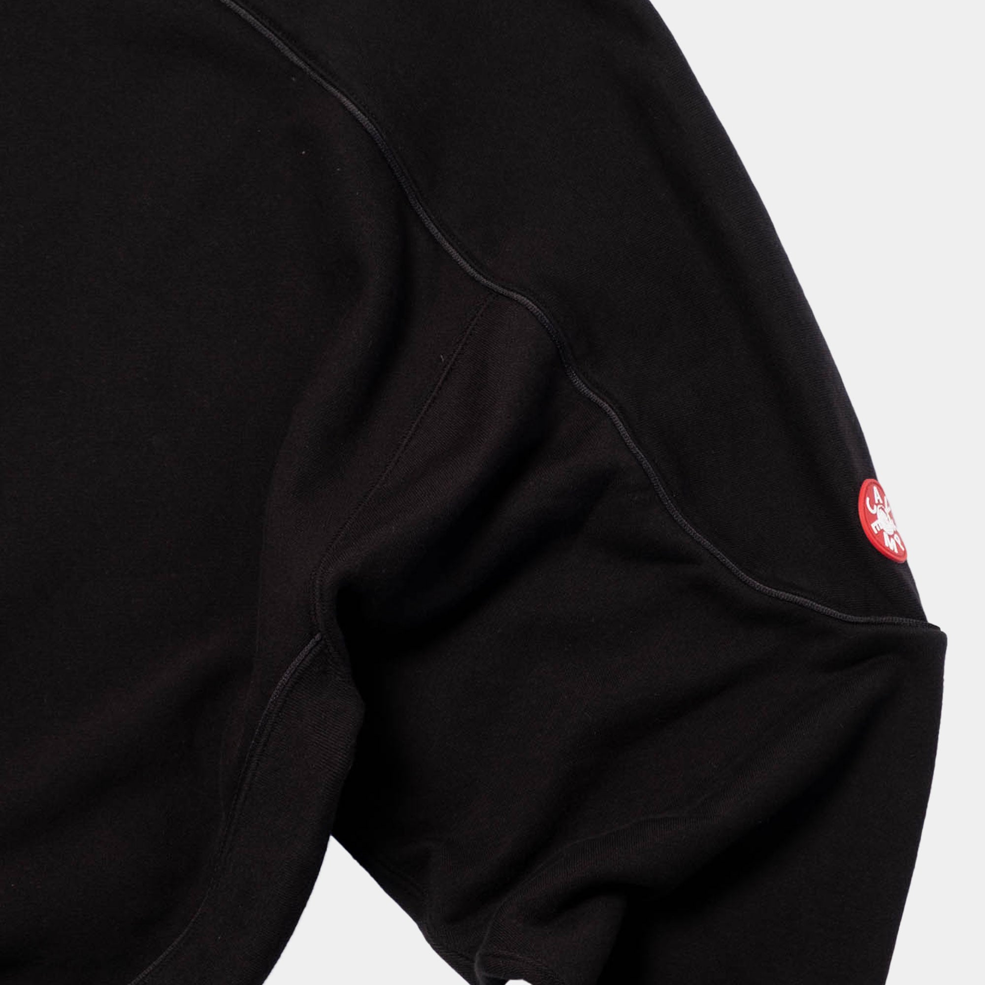 Cav Empt Cotton Track Crew Neck Sweater - Black