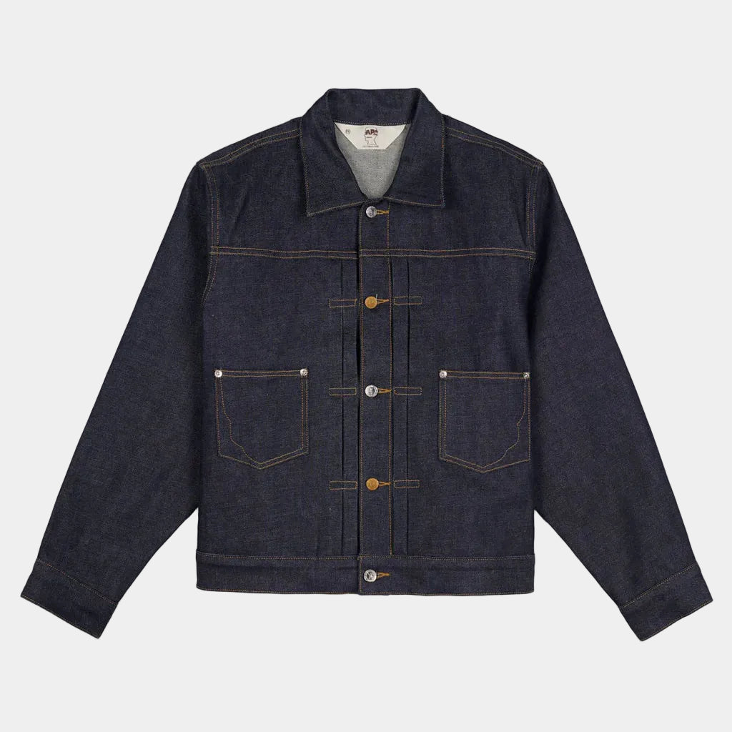 Brain Dead x A.P.C. Selvedge Trucker Jacket - Indigo