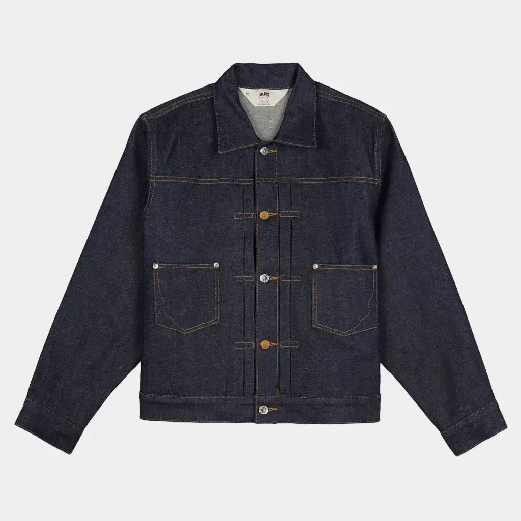 Brain Dead x A.P.C. Selvedge Trucker Jacket - Indigo