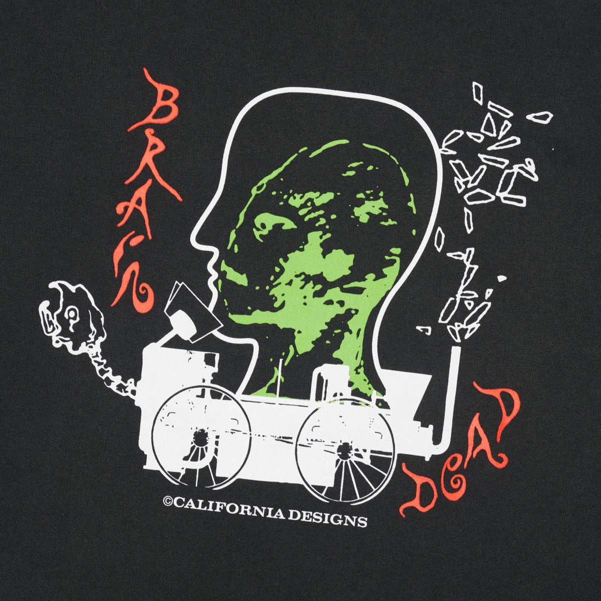 Brain Dead Alien Tractor T-Shirt - Black