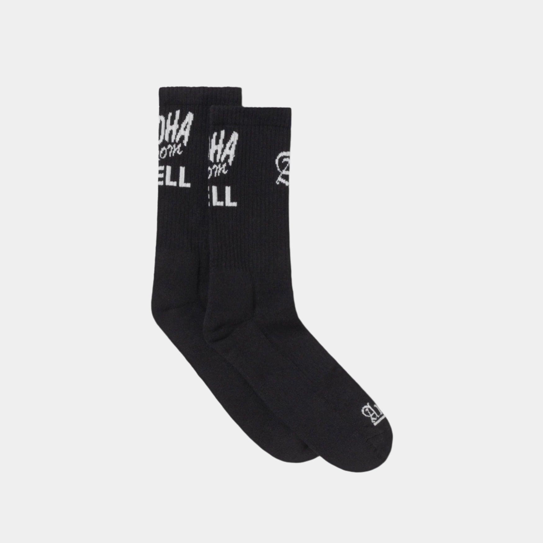 Aries Aloha From Hell Sock - Black - Never Never