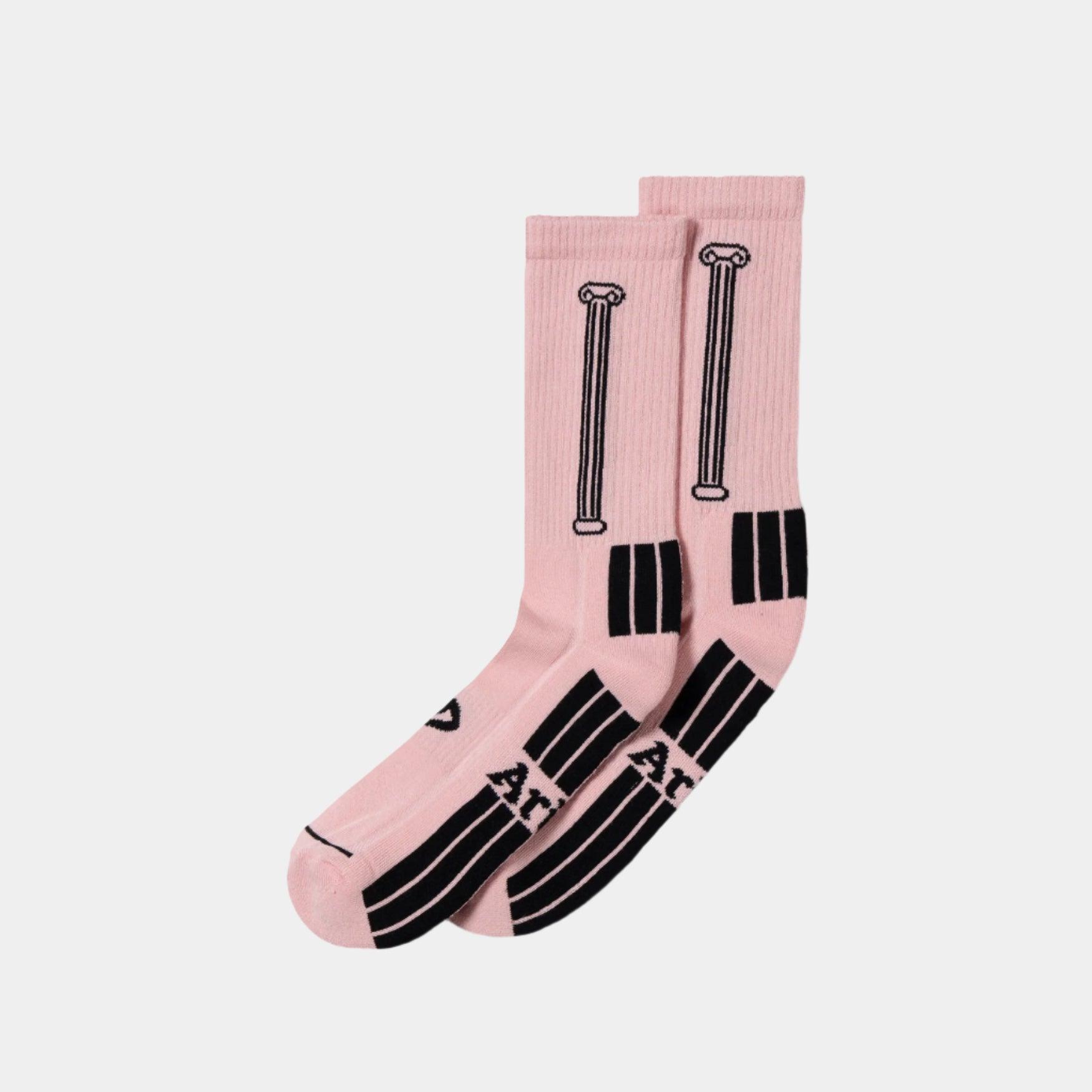 Aries Column Sock - Pink - Never Never
