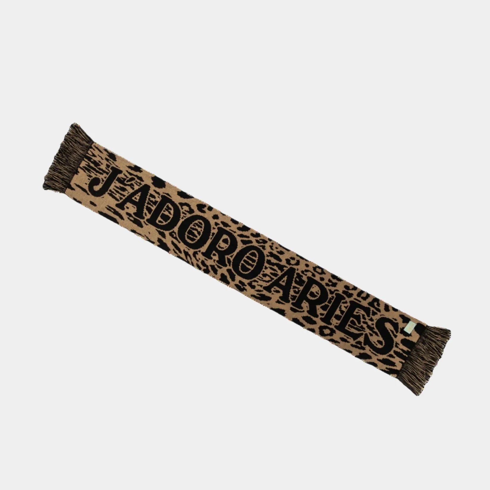 Aries J'Adoro Leopard Scarf - Beige
