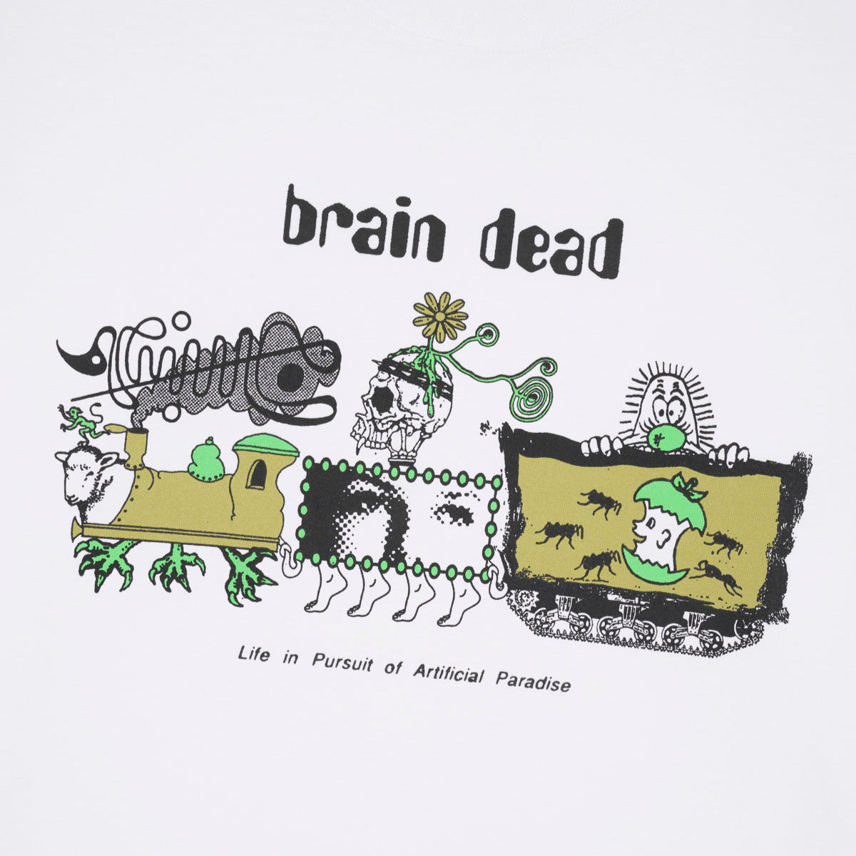 Brain Dead Artificial Paradise T-Shirt - White