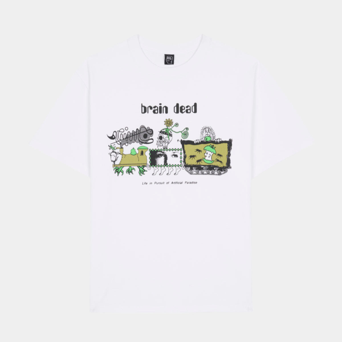 Brain Dead Artificial Paradise T-Shirt - White