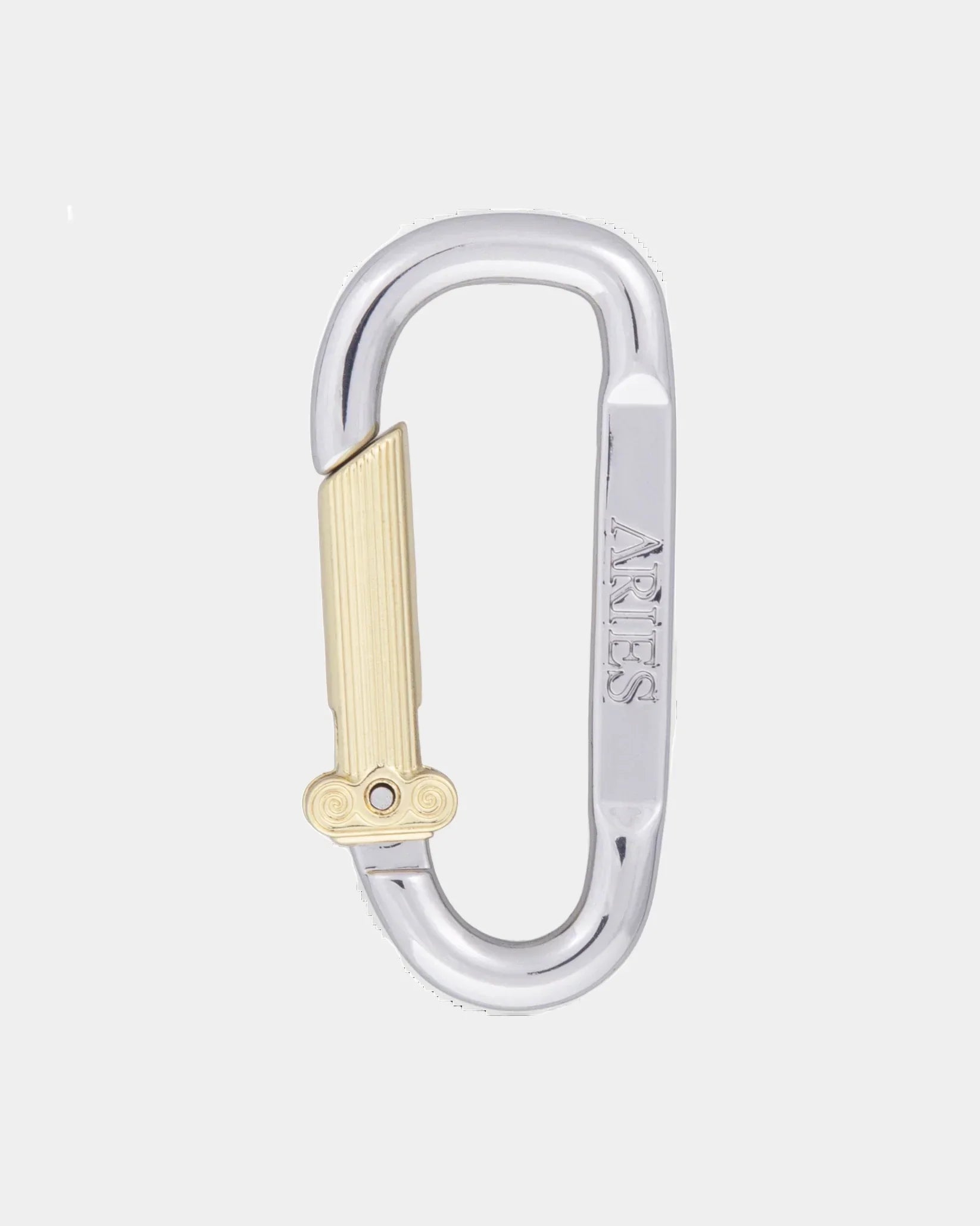 Aries Mini Carabiner Chain Bracelet - Silver