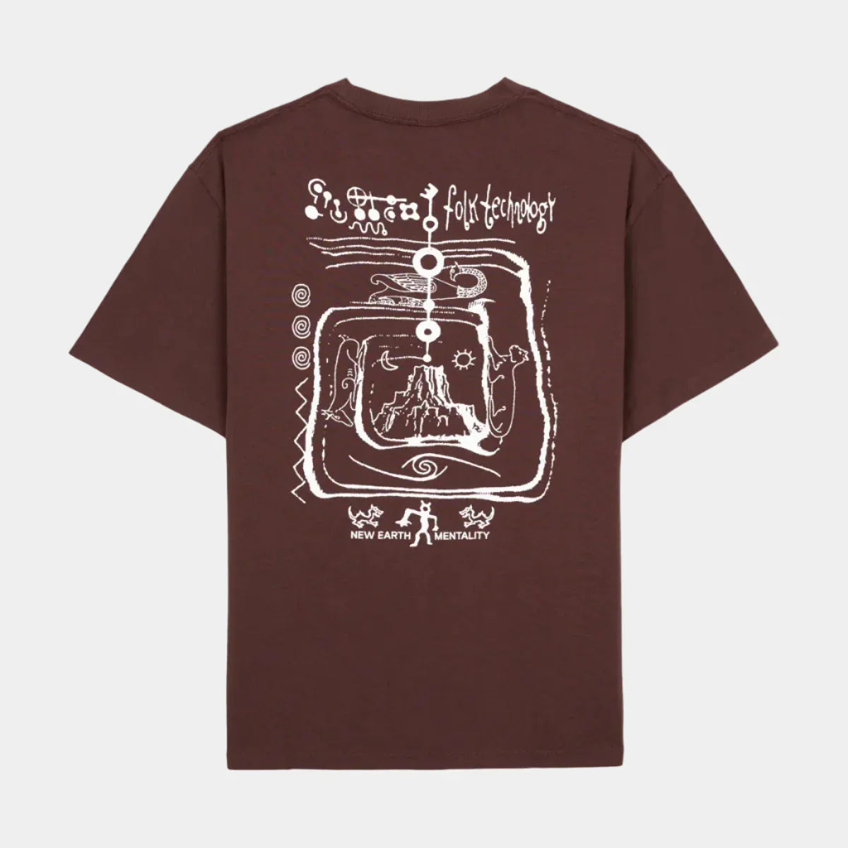 Brain Dead Ancient Knowledge T-Shirt - Berry - Never Never