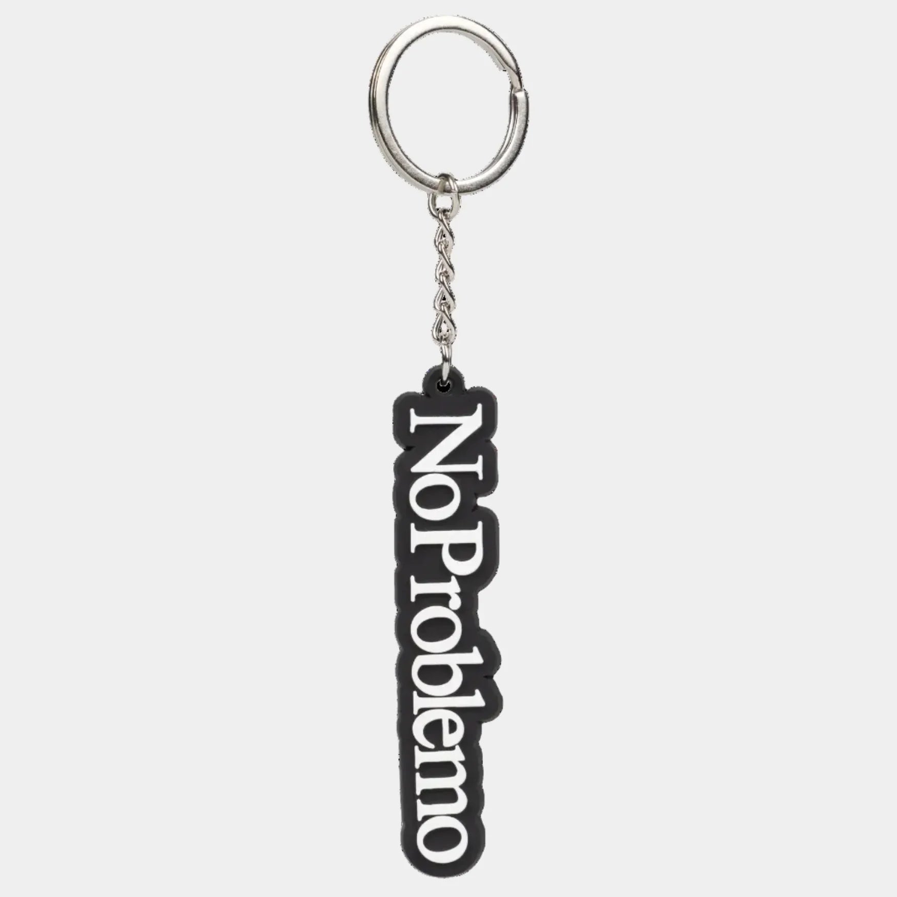 No Problemo Logo Keychain - Black - Never Never
