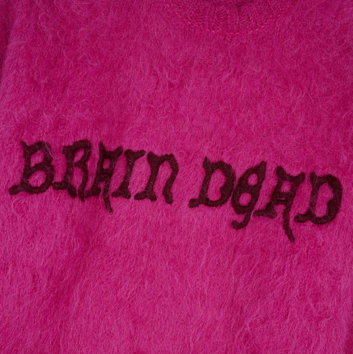 Brain Dead Boxy Knit Sweater - Fuchsia - Never Never