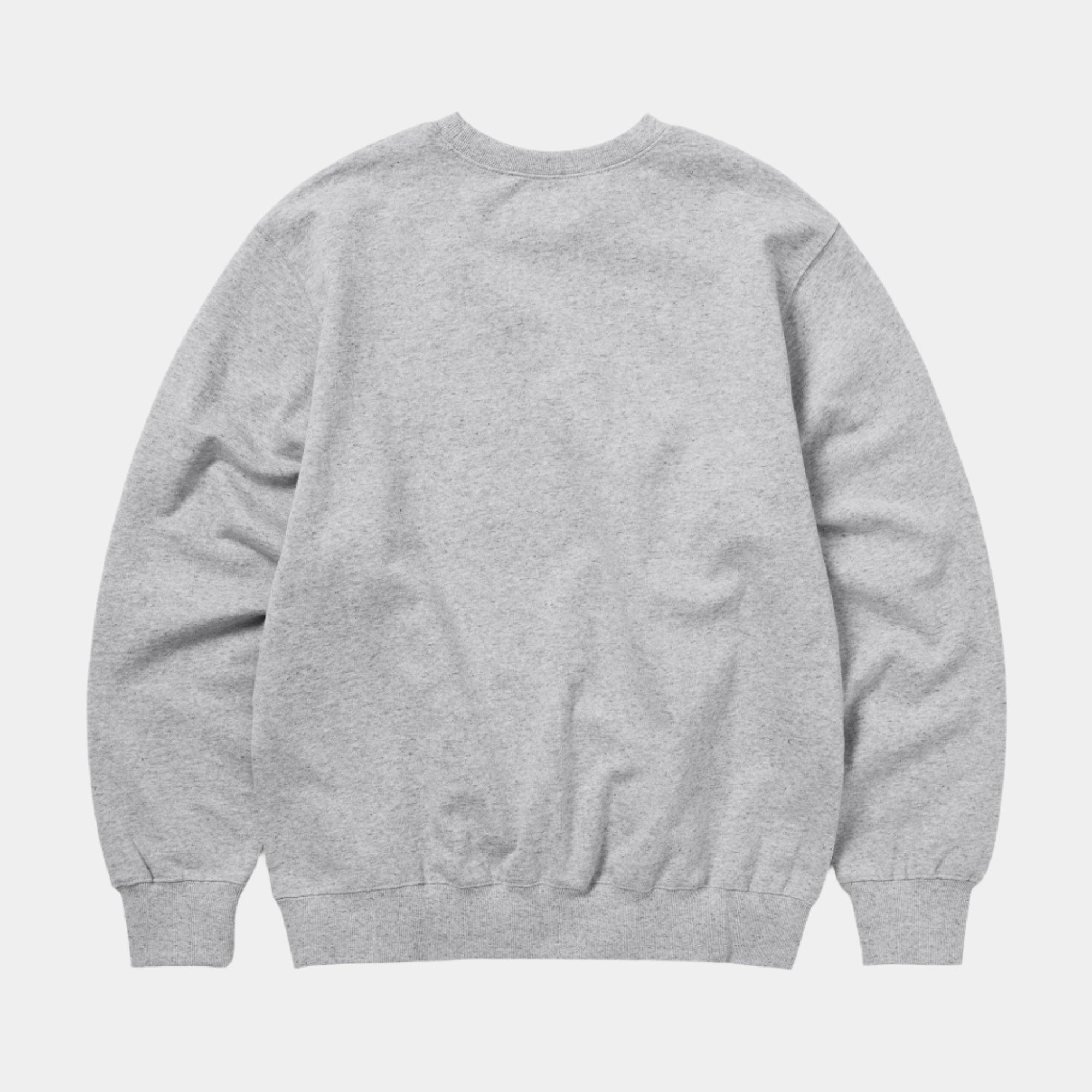thisisneverthat Cross Stitched Crewneck - Grey Heather - Never Never