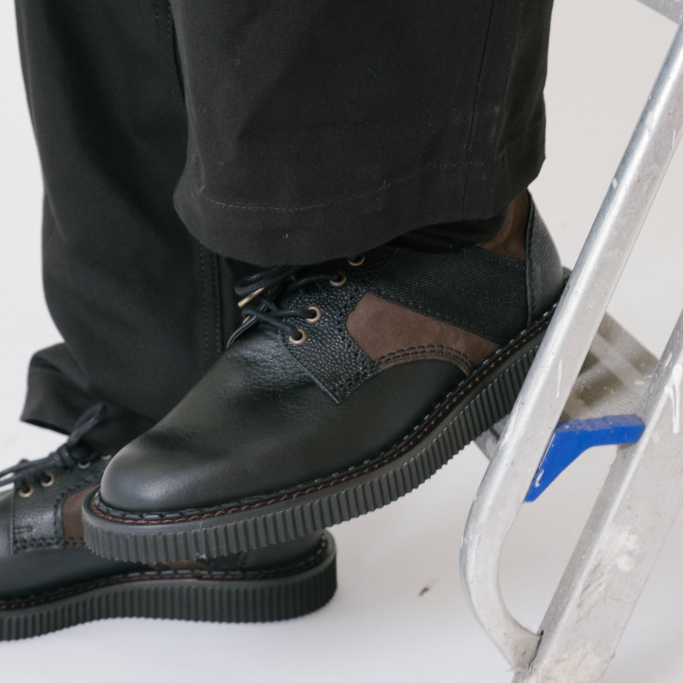 Nicholas Daley x George Cox Rebel Derby Shoe - Black