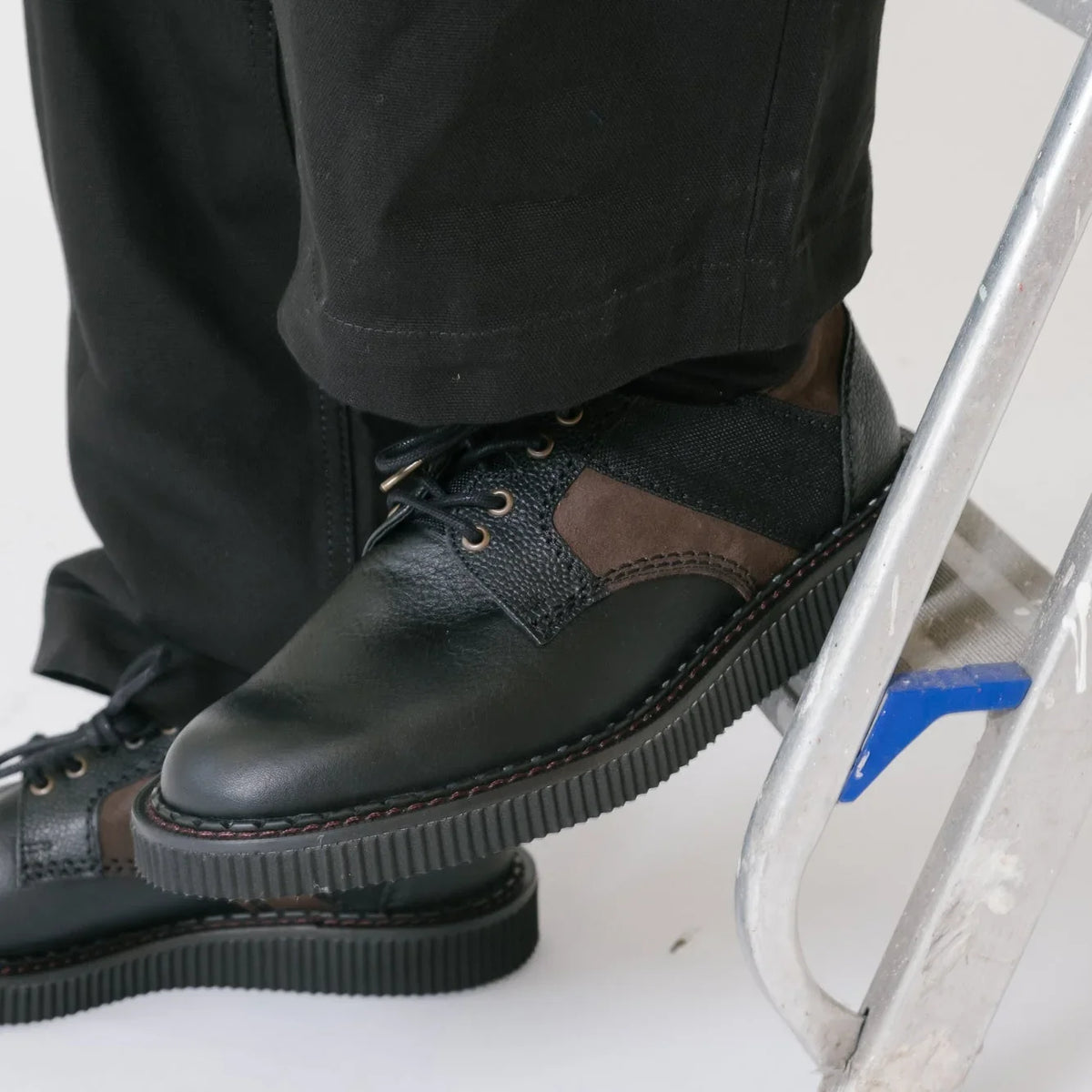 Nicholas Daley x George Cox Rebel Derby Shoe - Black