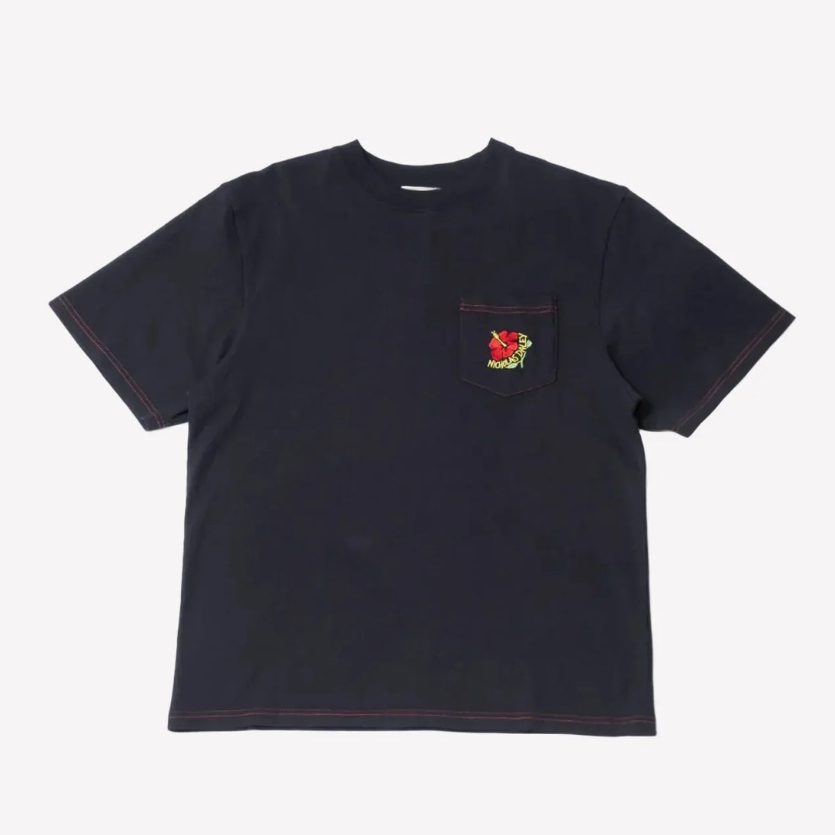 Nicholas Daley Hibiscus T-Shirt - Black