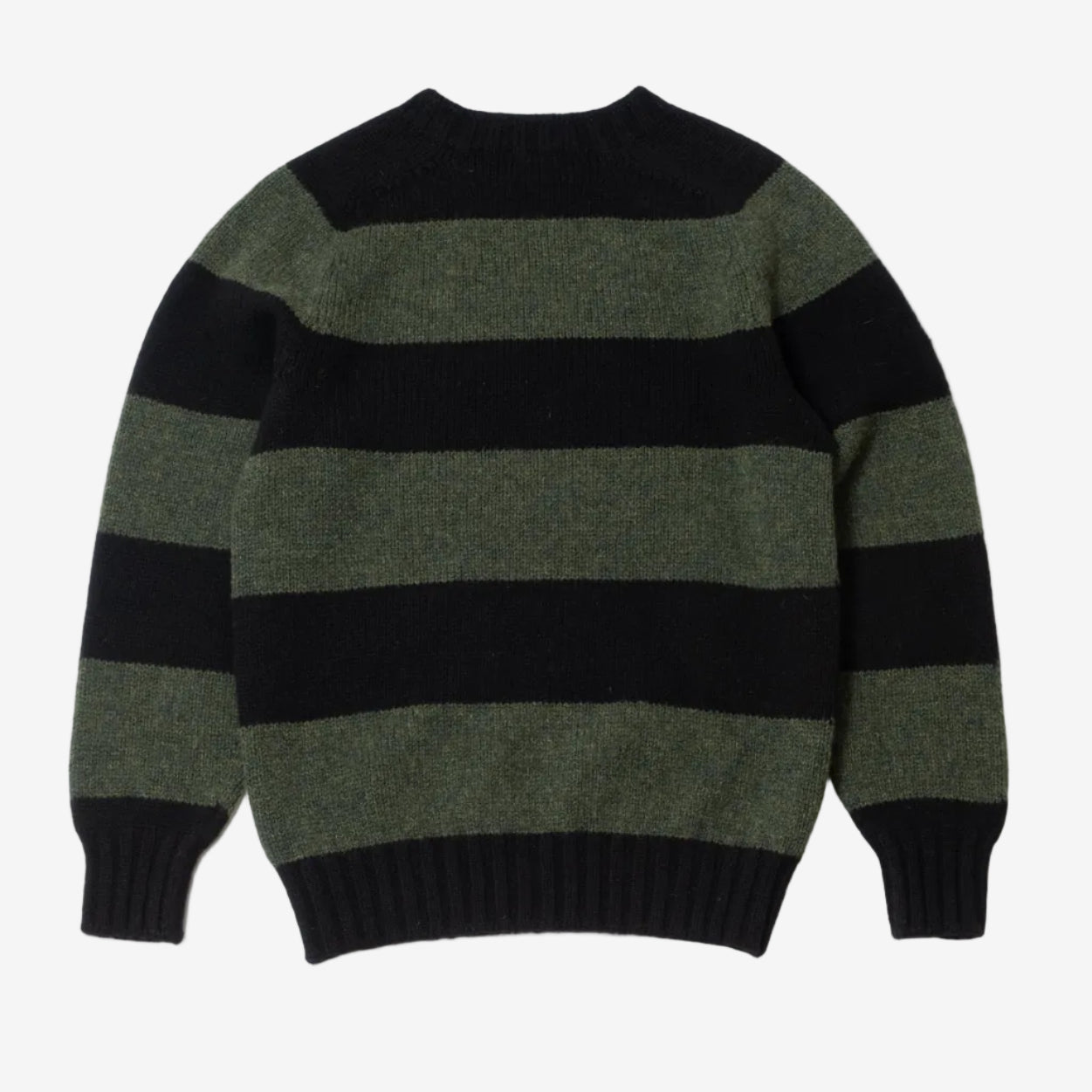 Nicholas Daley Striped Jumper - Black/Green