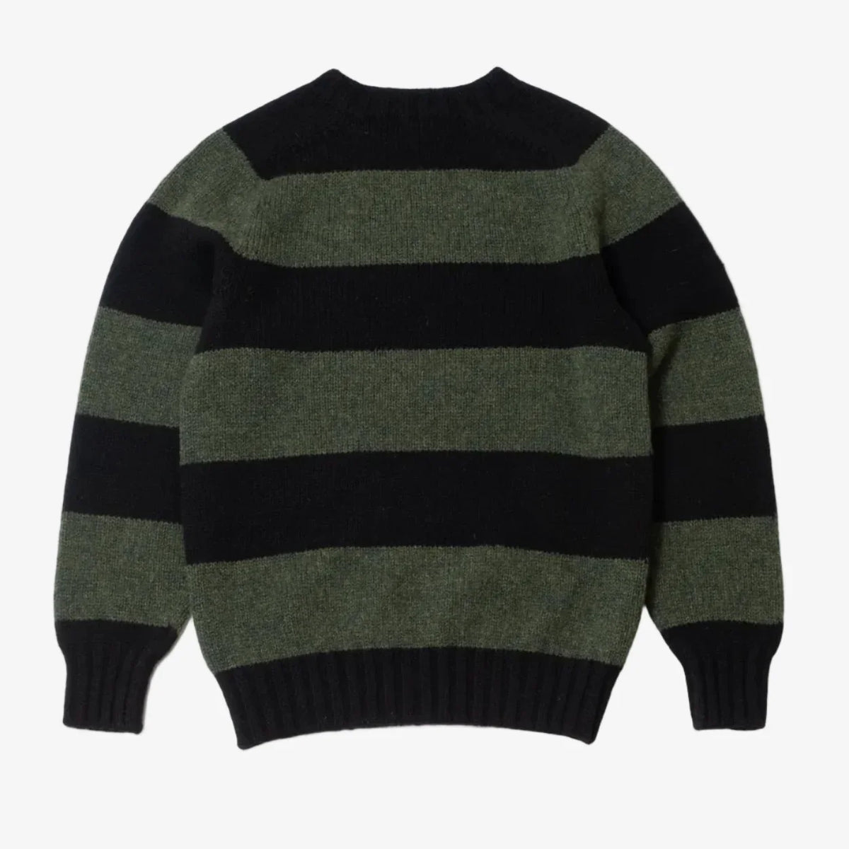 Nicholas Daley Striped Jumper - Black/Green