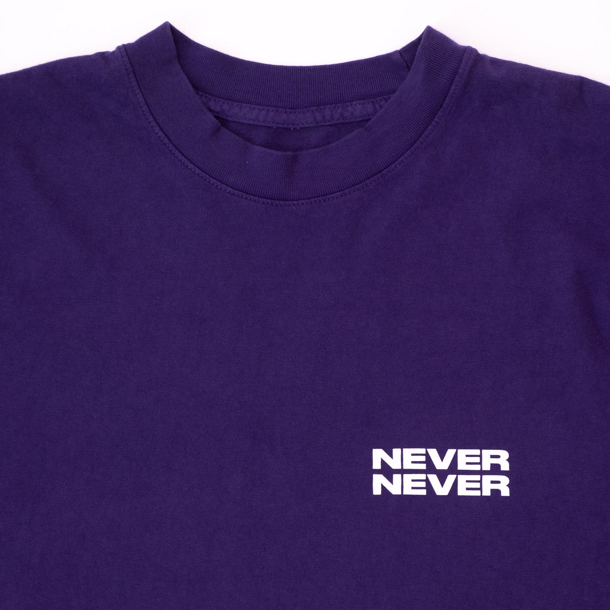 Never Never Stack Tee - Purple