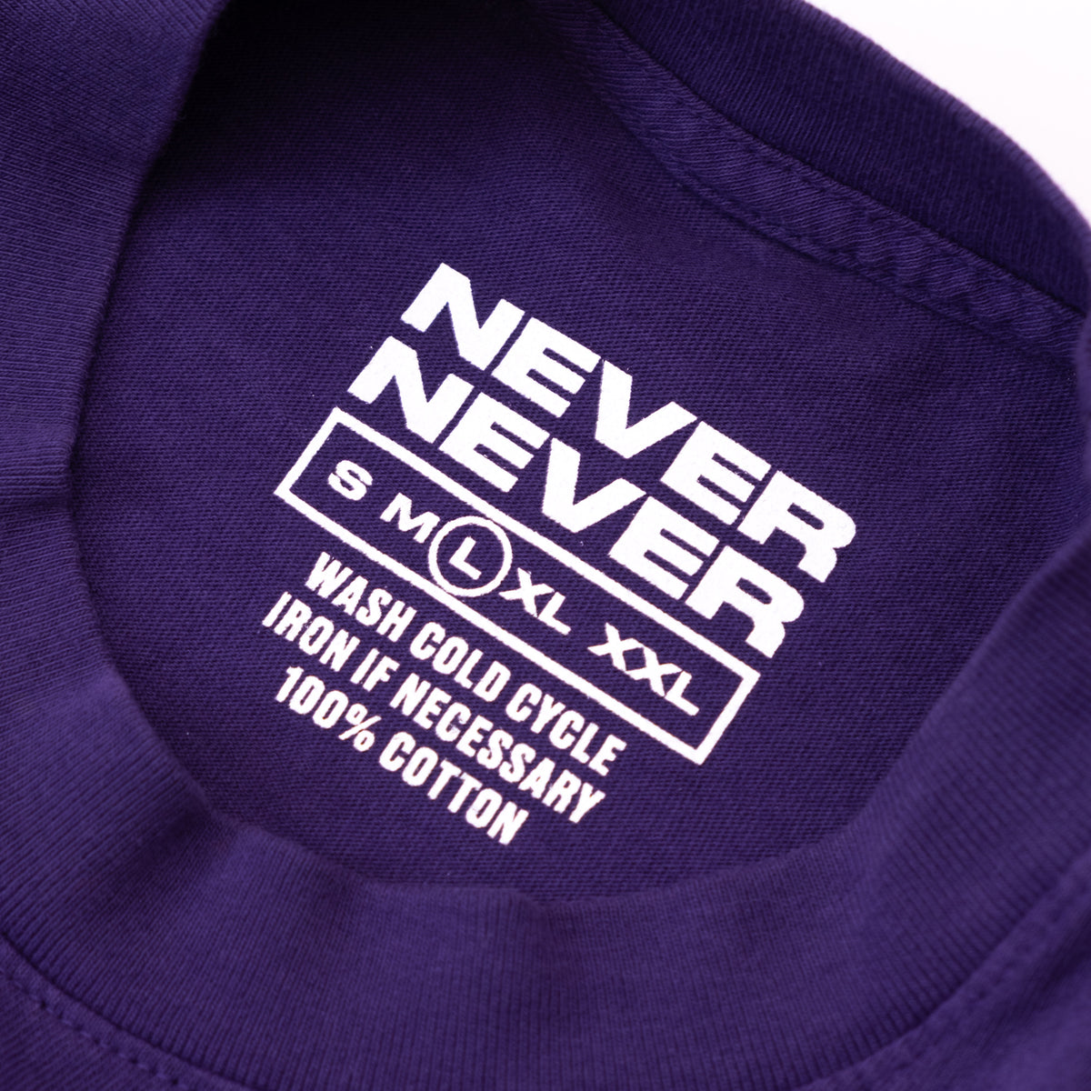 Never Never Stack Tee - Purple