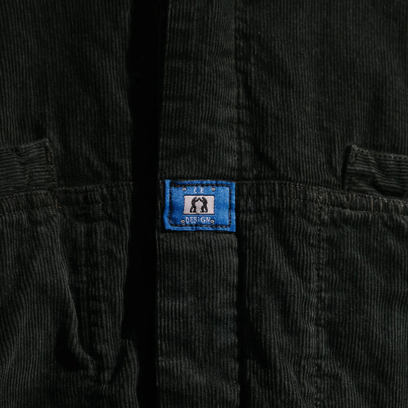 Cav Empt Overdye Cord Design Big Shirt - Charcoal