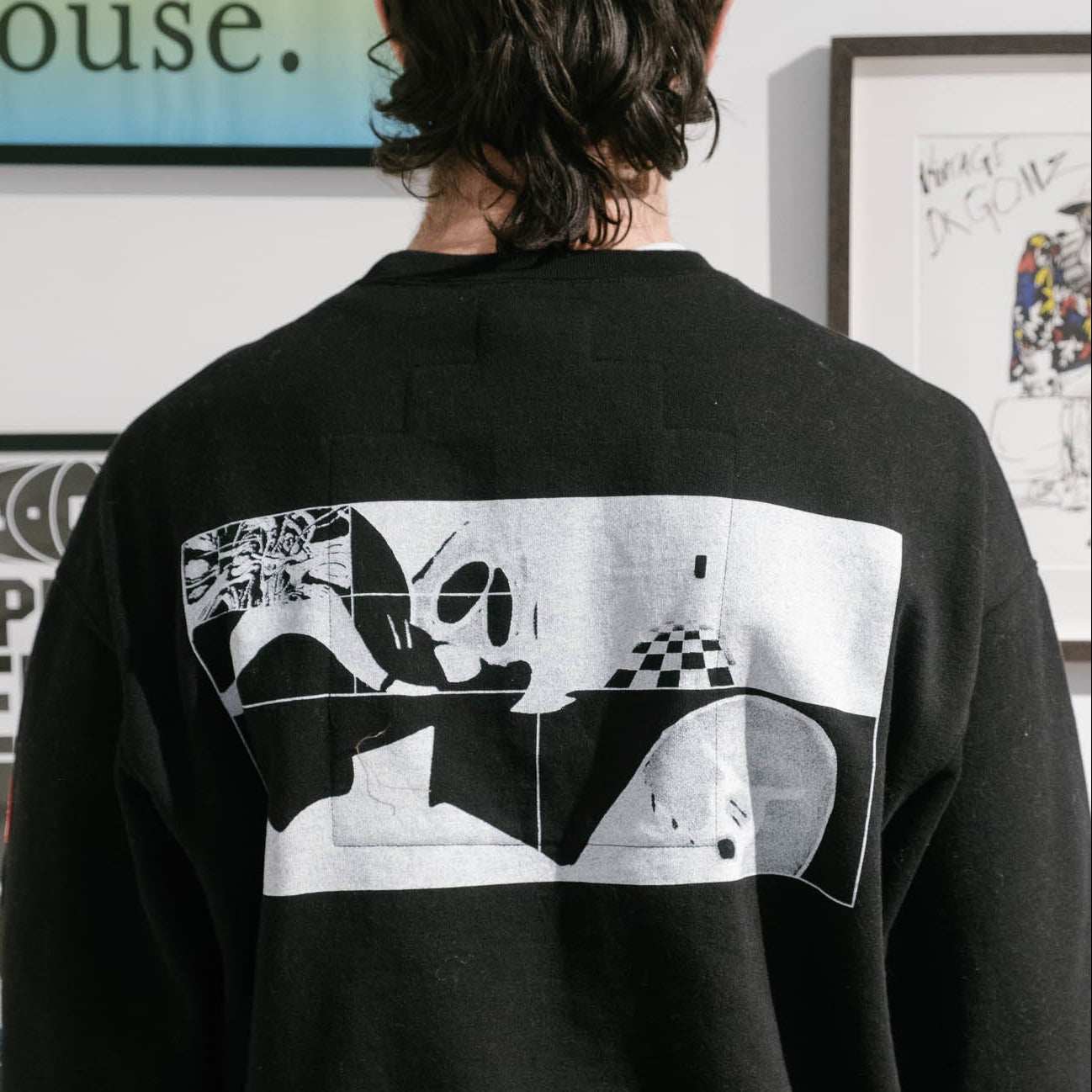 Cav Empt Xo RiFF Crew Neck Sweater - Black