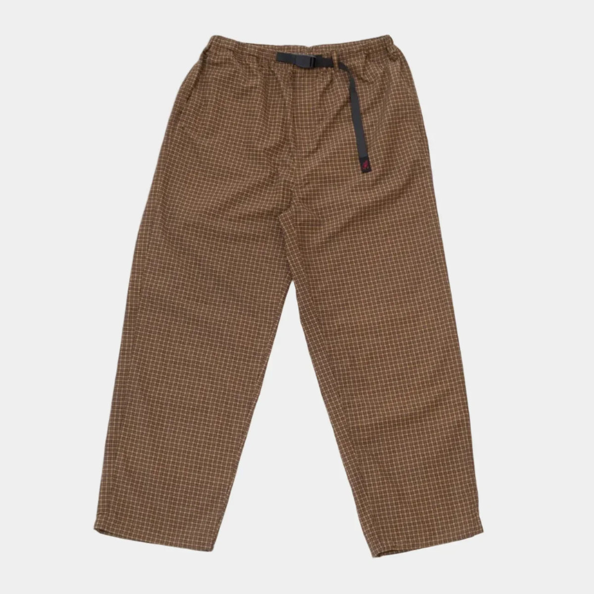 Gramicci Mini Check Nylon Pant - Brown Check