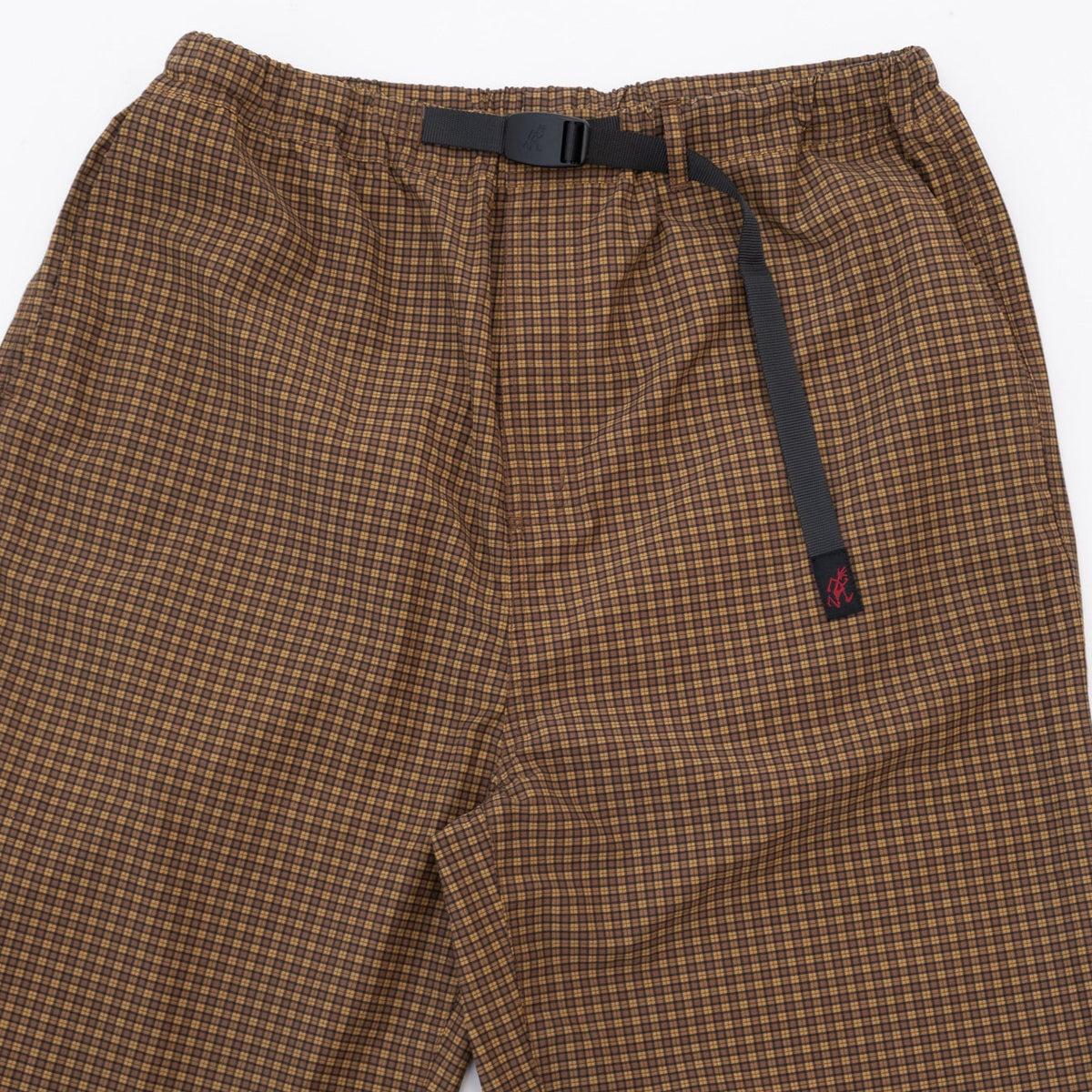Gramicci Mini Check Nylon Pant - Brown Check
