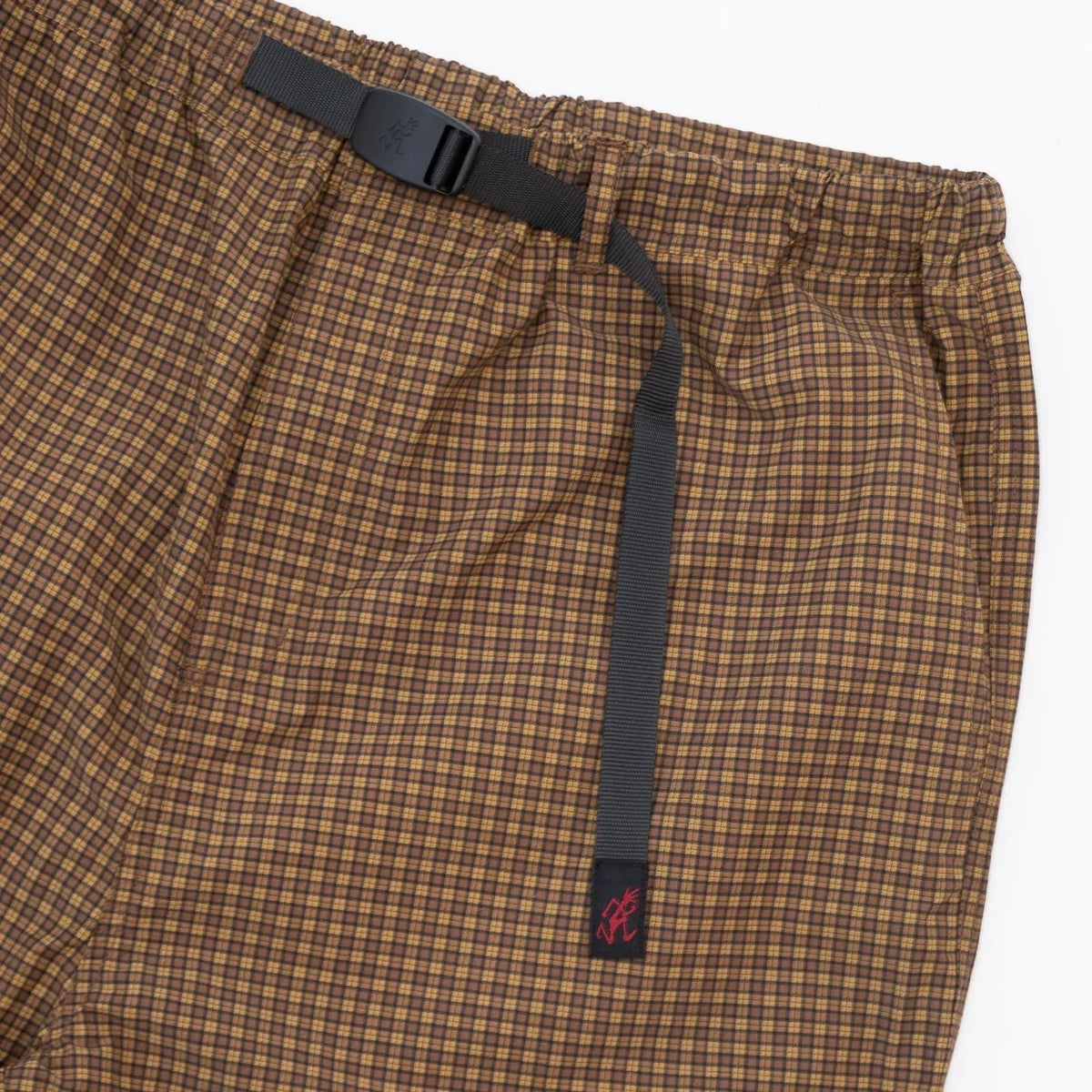 Gramicci Mini Check Nylon Pant - Brown Check
