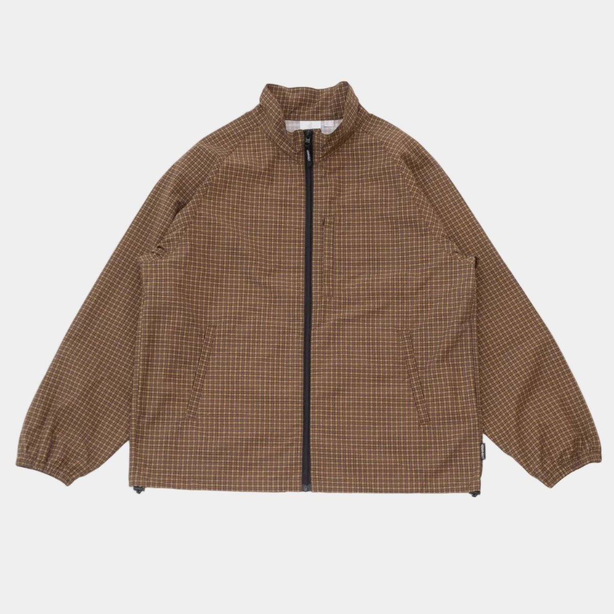 Gramicci Mini Check Nylon Jacket - Brown Check