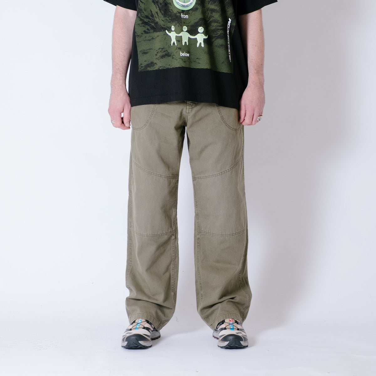 Gramicci Hemp Canvas Double Knee Pant - Burnt Olive Pigment