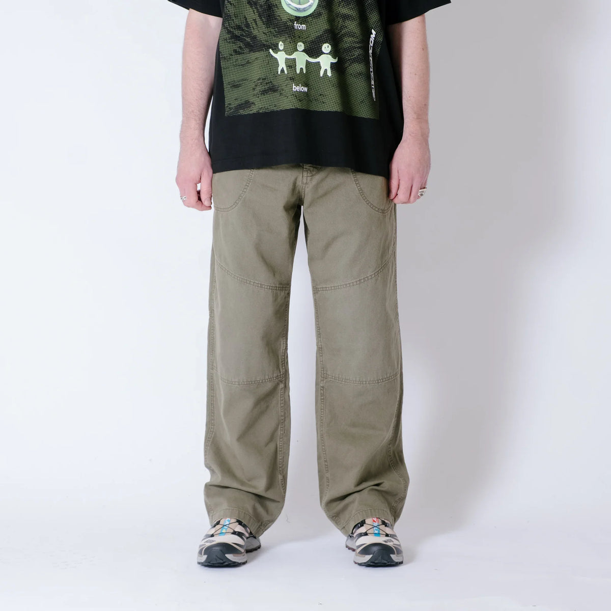 Gramicci Hemp Canvas Double Knee Pant - Burnt Olive Pigment