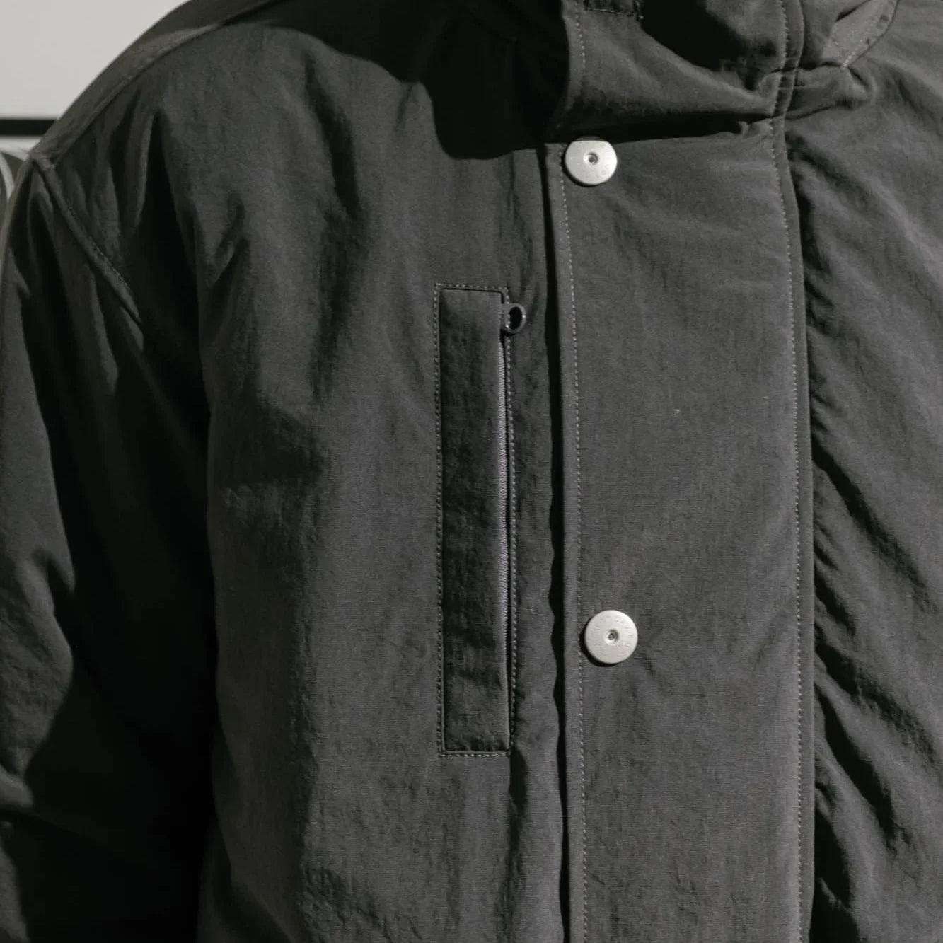 Cav Empt Reflect Tape Watch Jacket - Charcoal