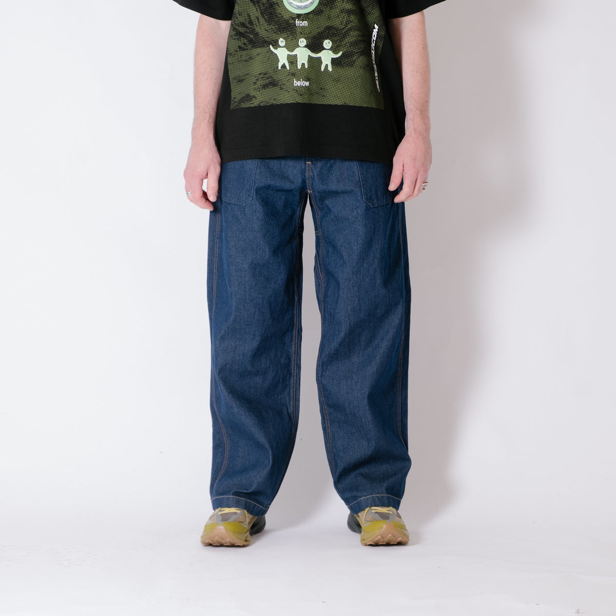 Gramicci Denim Fatigue Pant - Rinsed Indigo