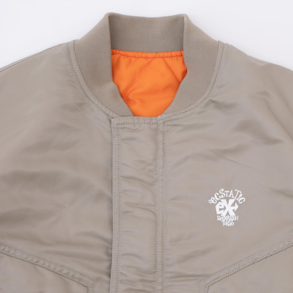 ECSTATIC Research Bomber Jacket - Beige