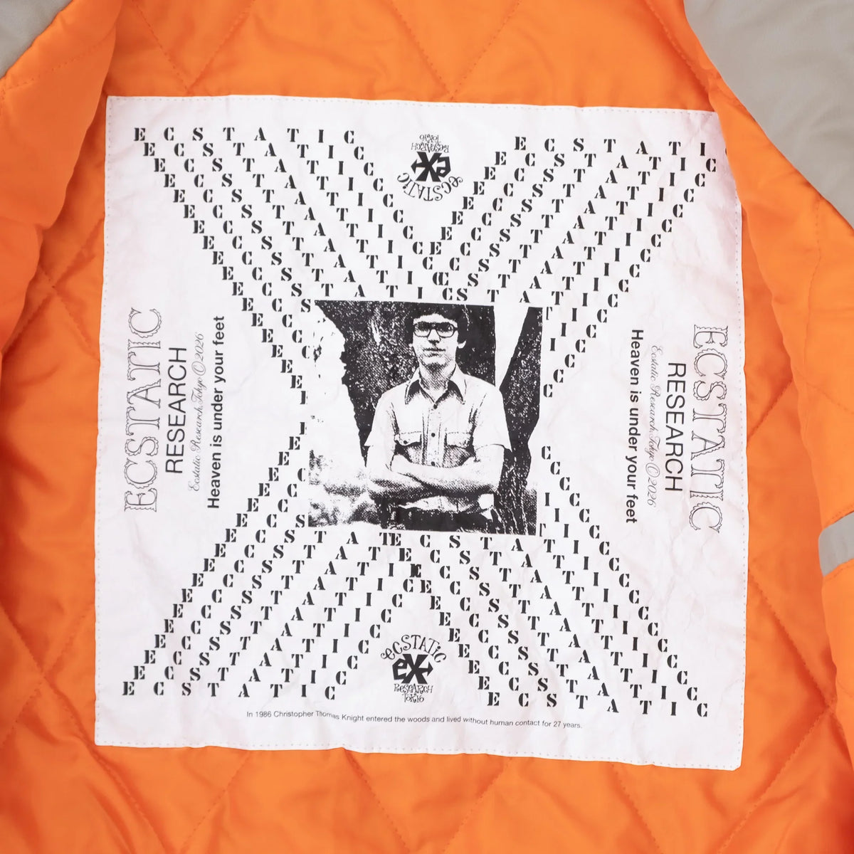 ECSTATIC Research Bomber Jacket - Beige